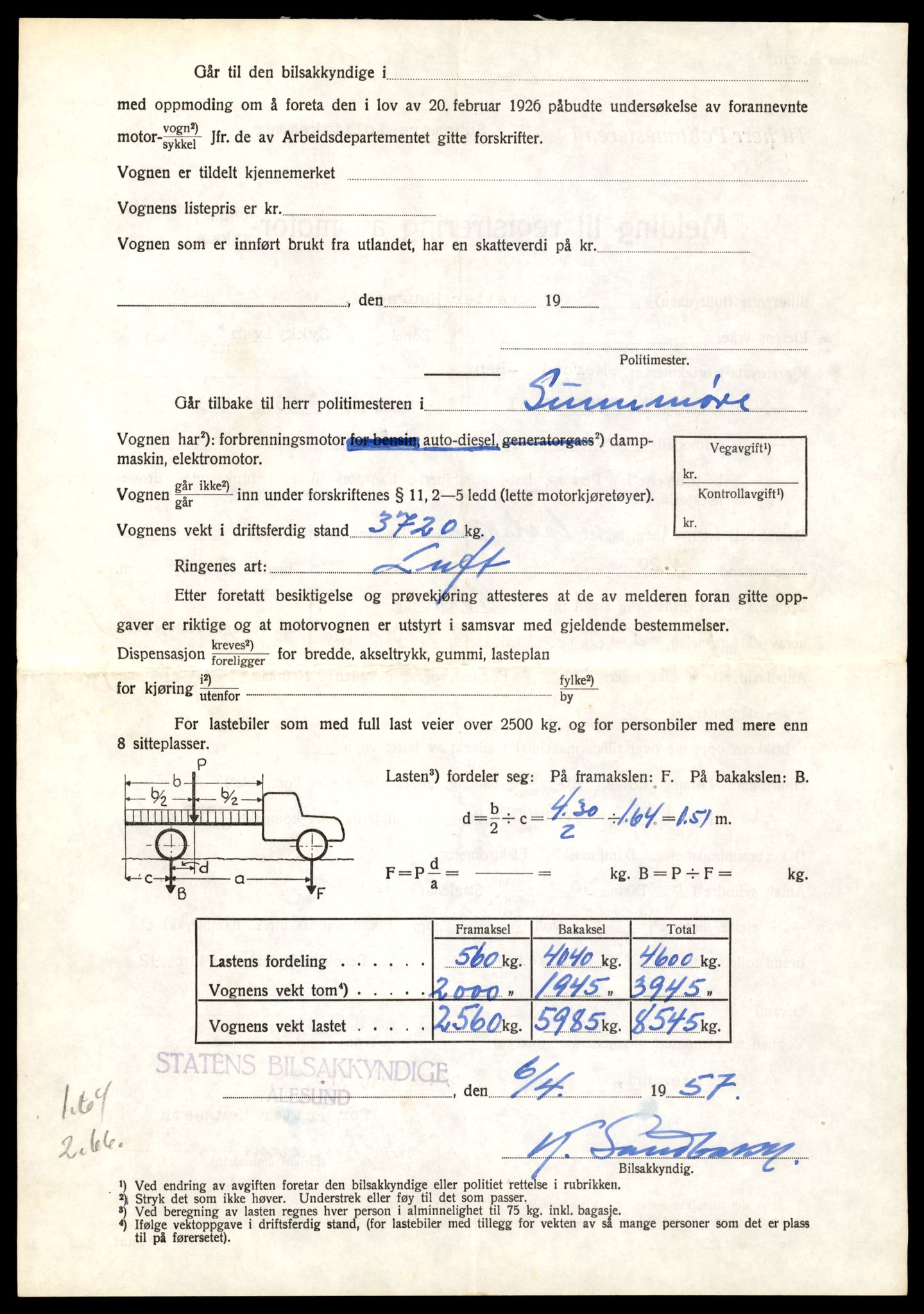 Møre og Romsdal vegkontor - Ålesund trafikkstasjon, AV/SAT-A-4099/F/Fe/L0033: Registreringskort for kjøretøy T 12151 - T 12474, 1927-1998, p. 2626