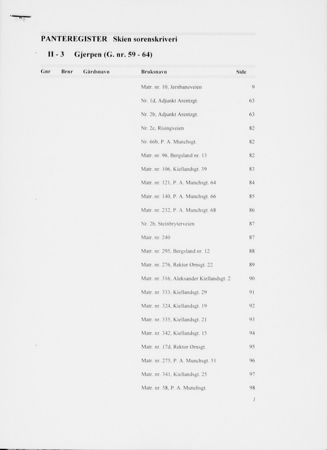 Skien sorenskriveri, AV/SAKO-A-225/G/Gb/Gbb/L0003: Mortgage register no. II 3