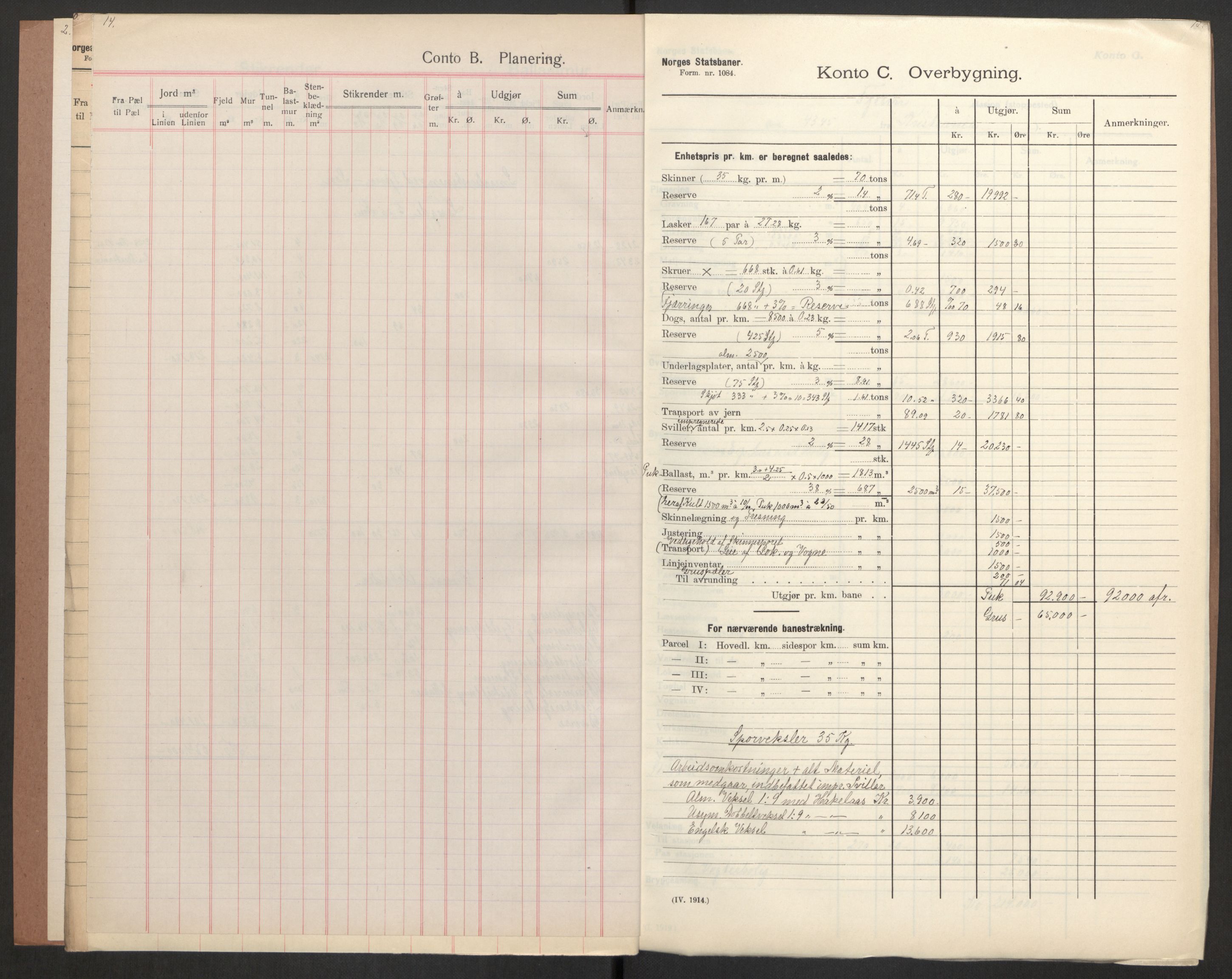 Norges Statsbaner, Baneavdelingen B, AV/RA-S-1619/1/F/Fa/L0042: NORGE-JYLLAND, 1920, p. 272