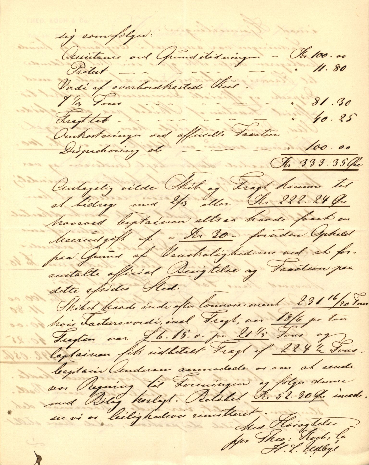 Pa 63 - Østlandske skibsassuranceforening, VEMU/A-1079/G/Ga/L0028/0002: Havaridokumenter / Marie, Favorit, Tabor, Sylphiden, Berthel, America, 1892, p. 78