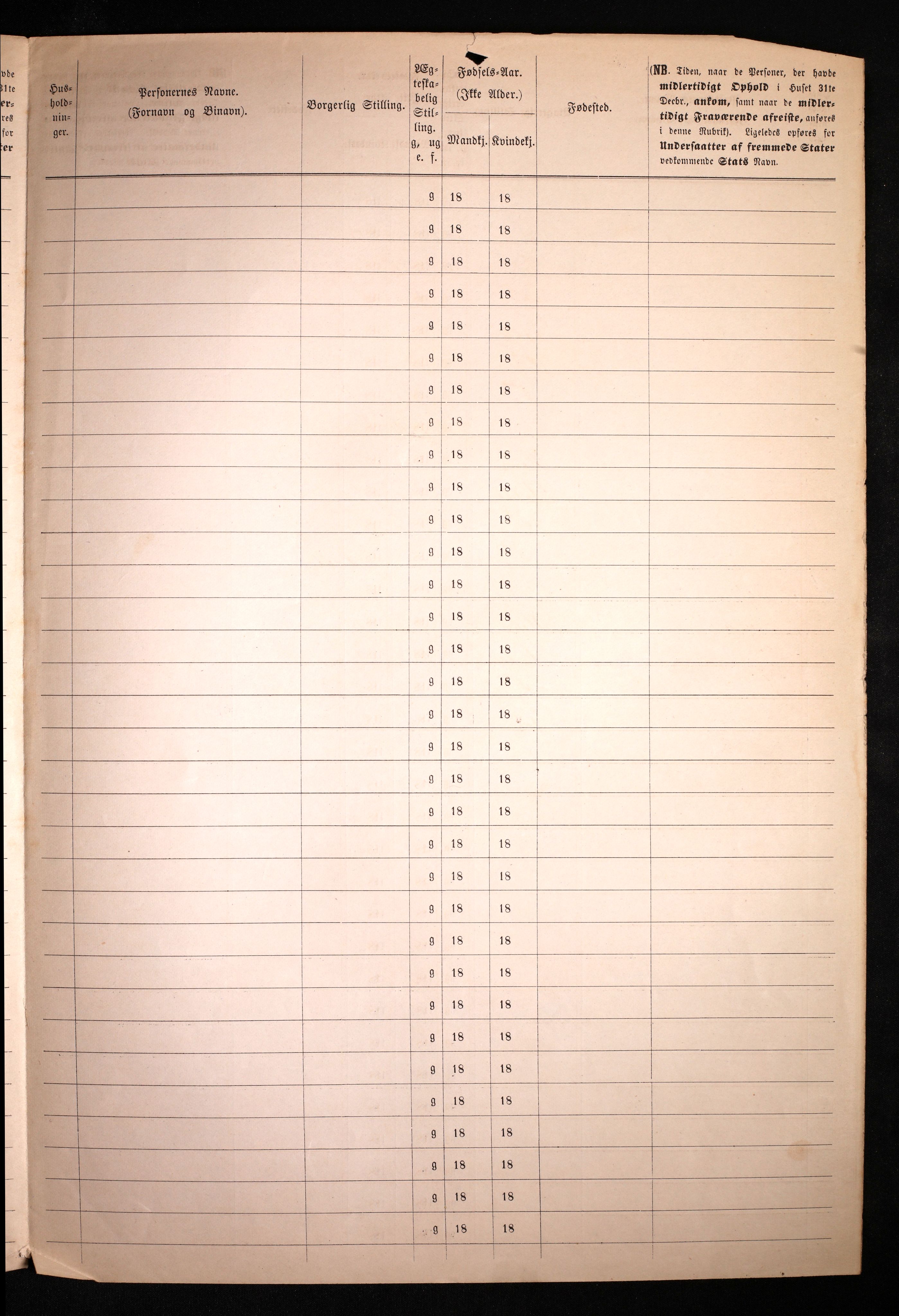RA, 1870 census for 0101 Fredrikshald, 1870, p. 2245