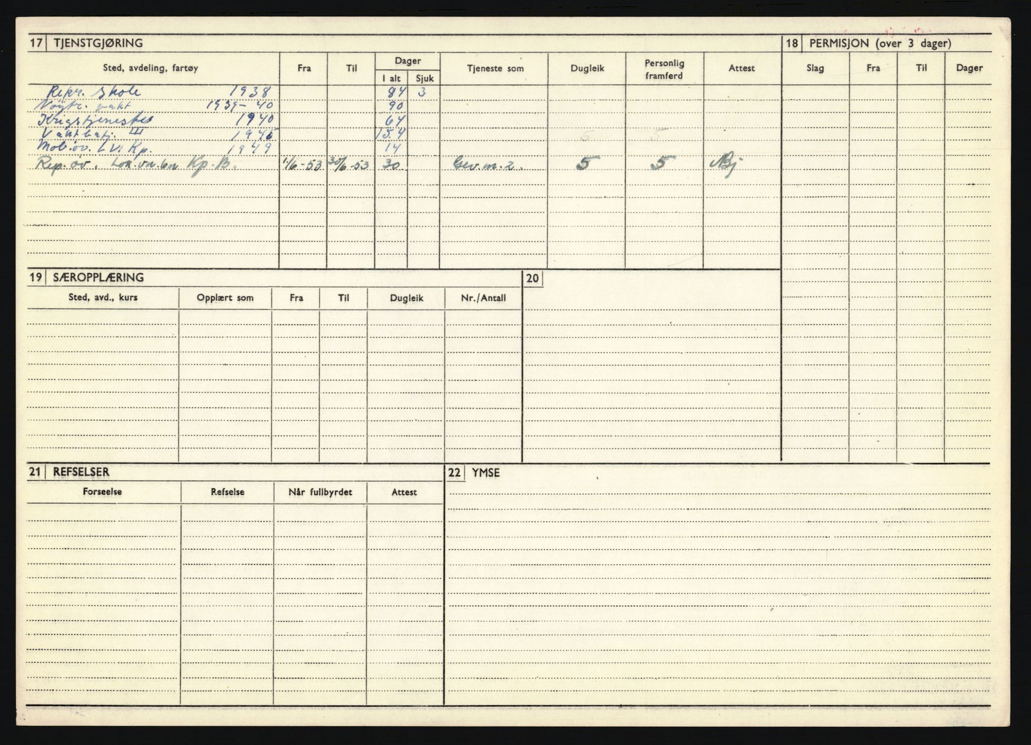 Forsvaret, Troms infanteriregiment nr. 16, AV/RA-RAFA-3146/P/Pa/L0022: Rulleblad for regimentets menige mannskaper, årsklasse 1938, 1938, p. 1332