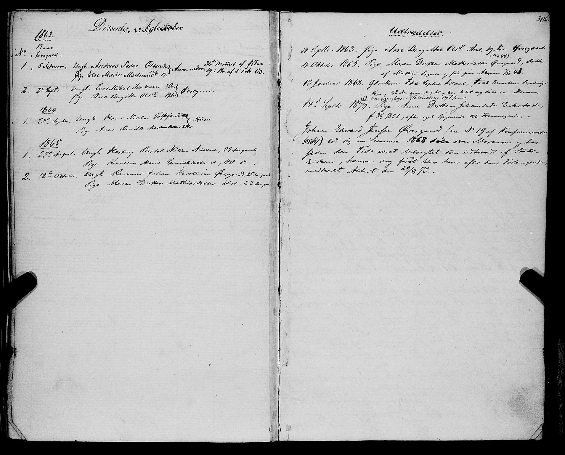 Trondenes sokneprestkontor, SATØ/S-1319/H/Ha/L0012kirke: Parish register (official) no. 12, 1863-1870, p. 306
