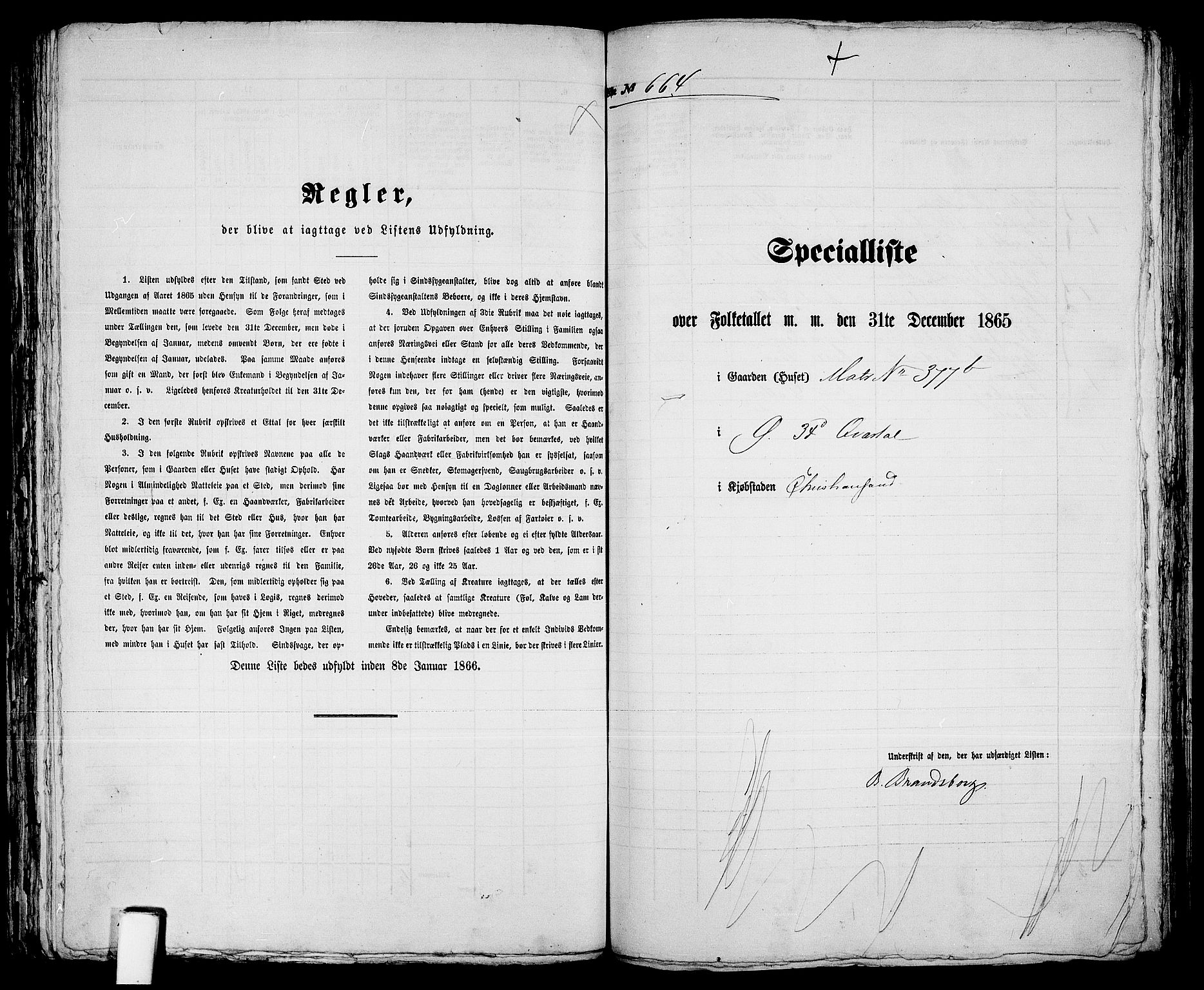 RA, 1865 census for Kristiansand, 1865, p. 1362