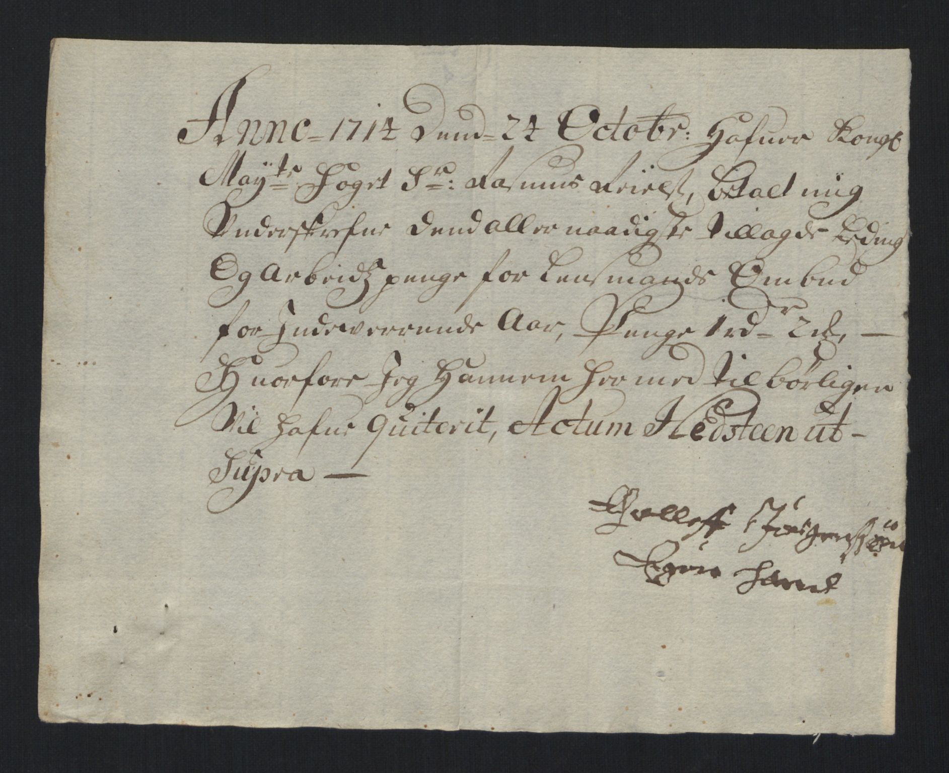 Rentekammeret inntil 1814, Reviderte regnskaper, Fogderegnskap, AV/RA-EA-4092/R40/L2451: Fogderegnskap Råbyggelag, 1714-1715, p. 108