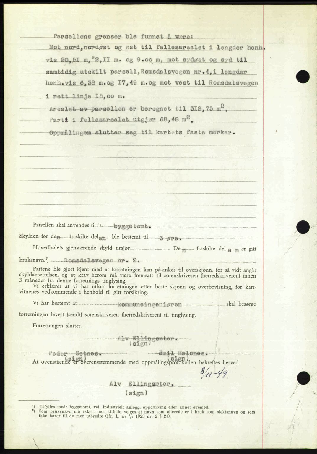 Romsdal sorenskriveri, AV/SAT-A-4149/1/2/2C: Mortgage book no. A32, 1950-1950, Diary no: : 115/1950