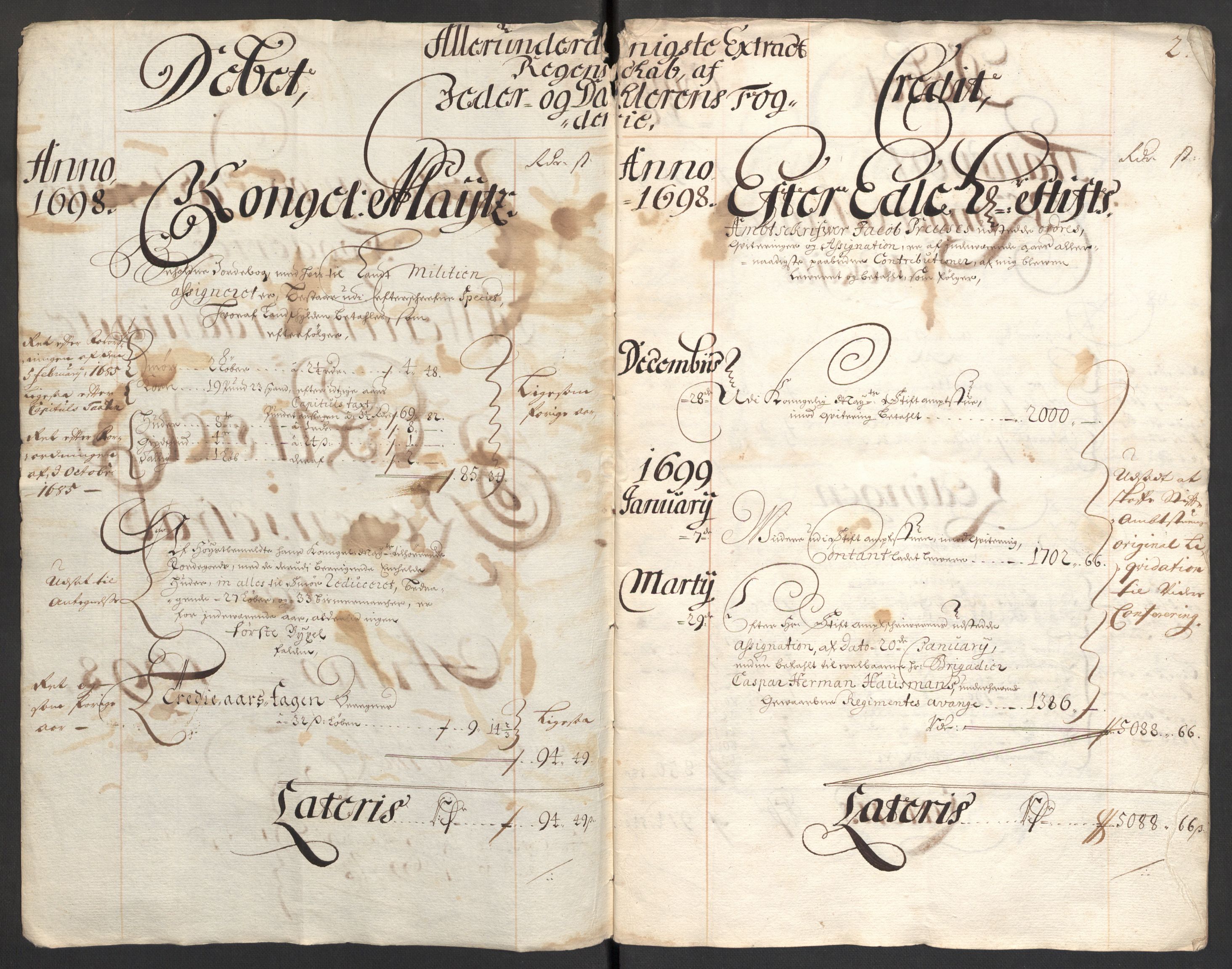 Rentekammeret inntil 1814, Reviderte regnskaper, Fogderegnskap, RA/EA-4092/R46/L2729: Fogderegnskap Jæren og Dalane, 1697-1698, p. 113