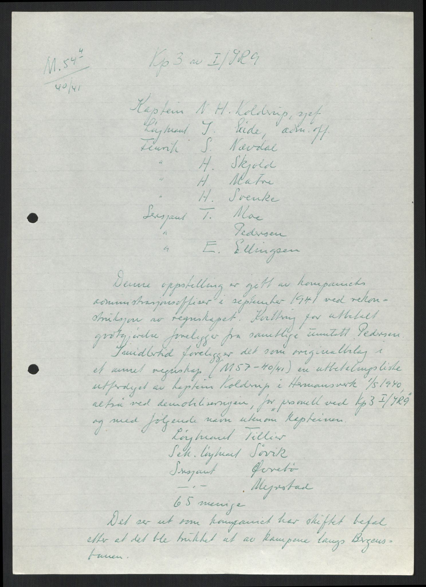 Forsvaret, Forsvarets krigshistoriske avdeling, AV/RA-RAFA-2017/Y/Yb/L0099: II-C-11-400  -  4. Divisjon., 1940, p. 17