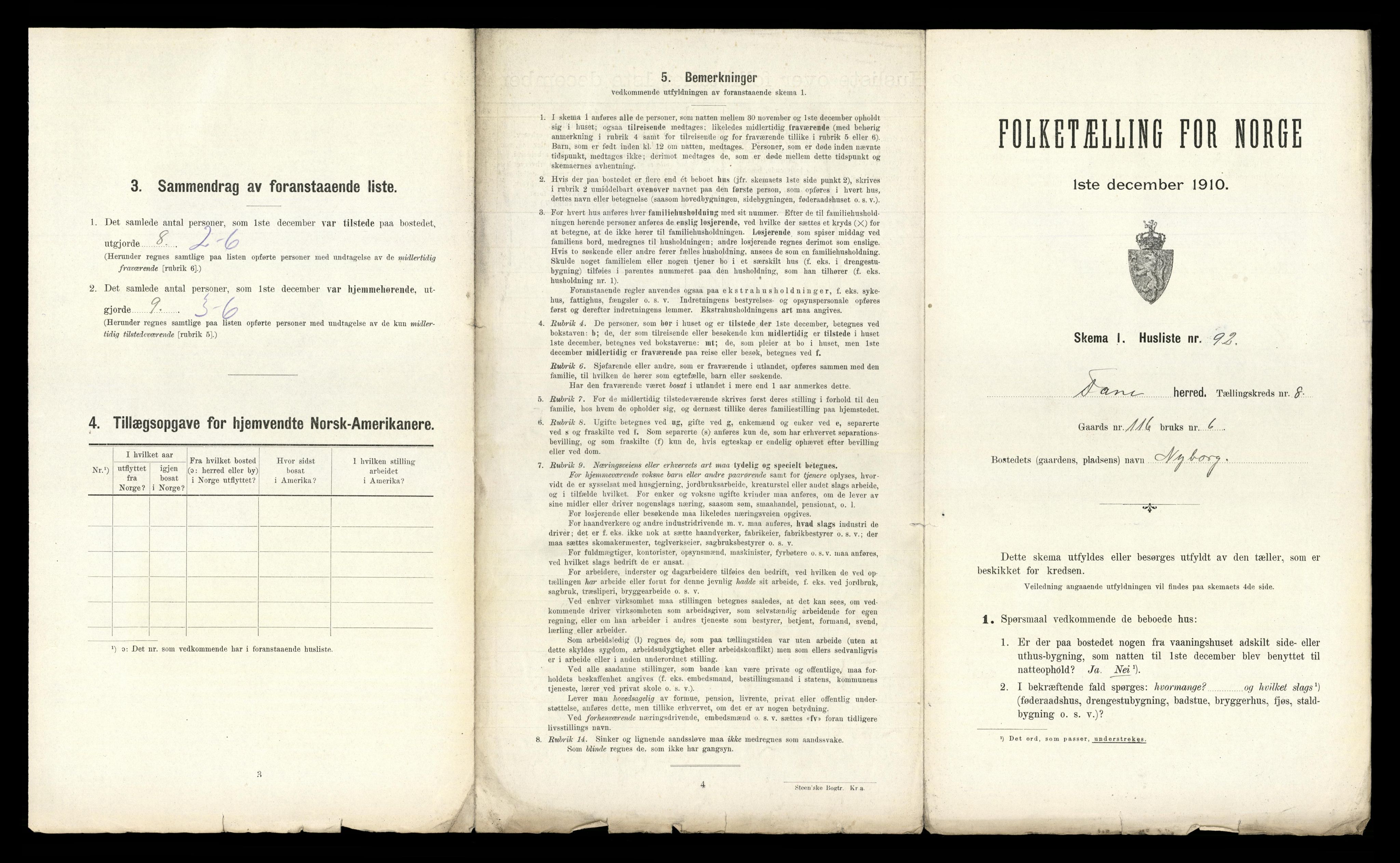 RA, 1910 census for Fana, 1910, p. 929