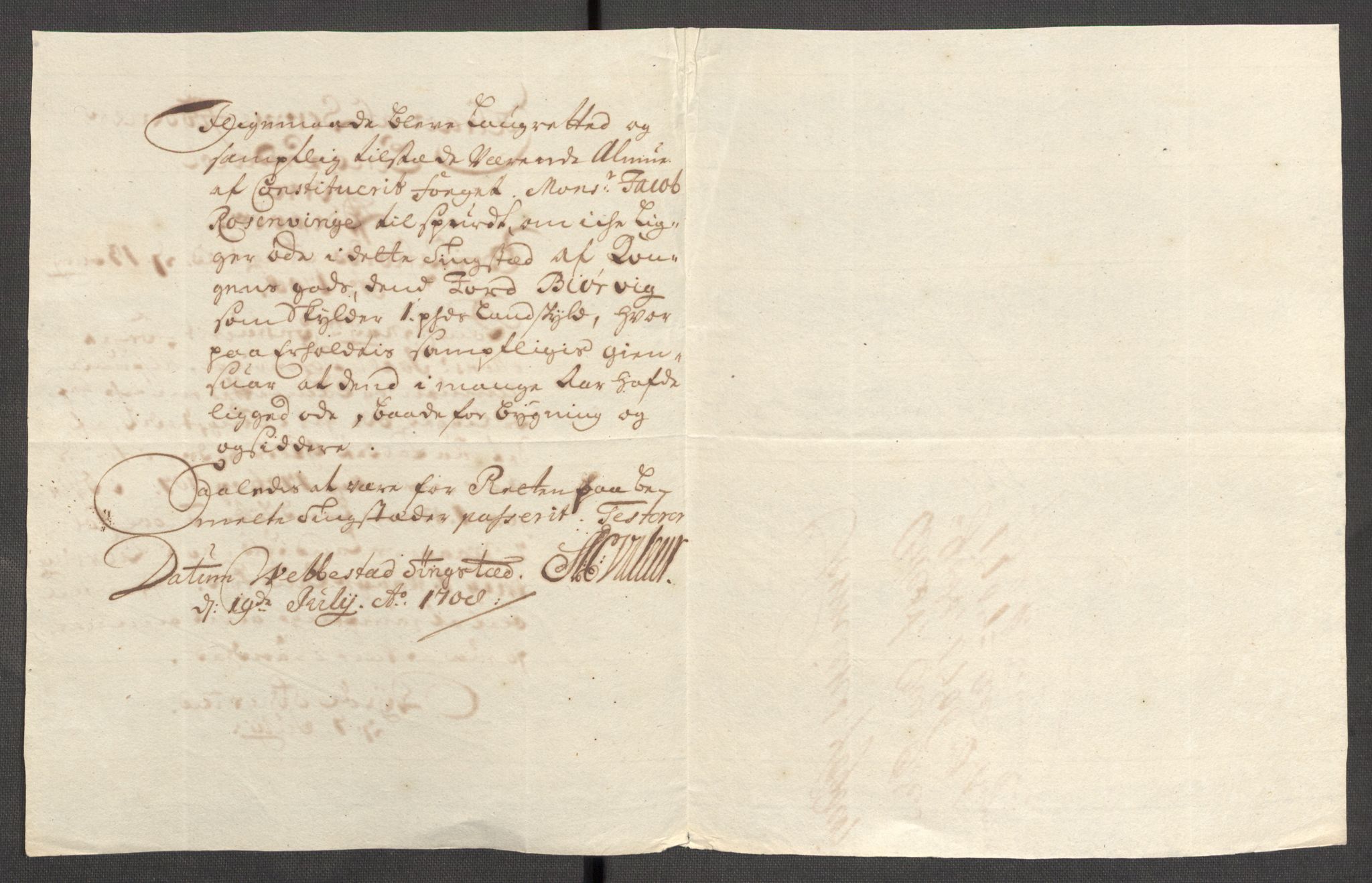 Rentekammeret inntil 1814, Reviderte regnskaper, Fogderegnskap, AV/RA-EA-4092/R68/L4756: Fogderegnskap Senja og Troms, 1705-1707, p. 395