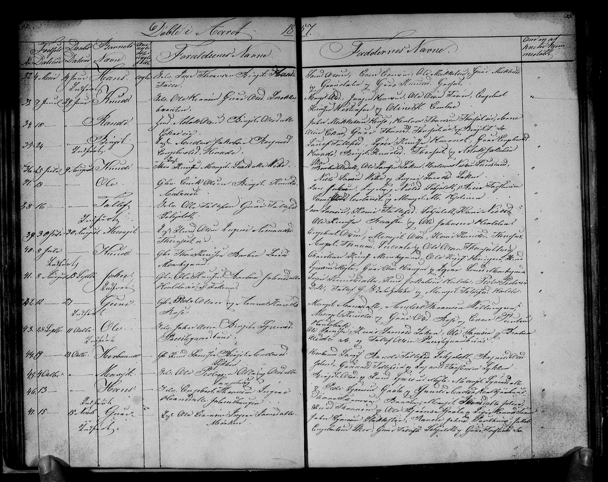 Gol kirkebøker, AV/SAKO-A-226/G/Gb/L0003: Parish register (copy) no. II 3, 1844-1858, p. 92-93