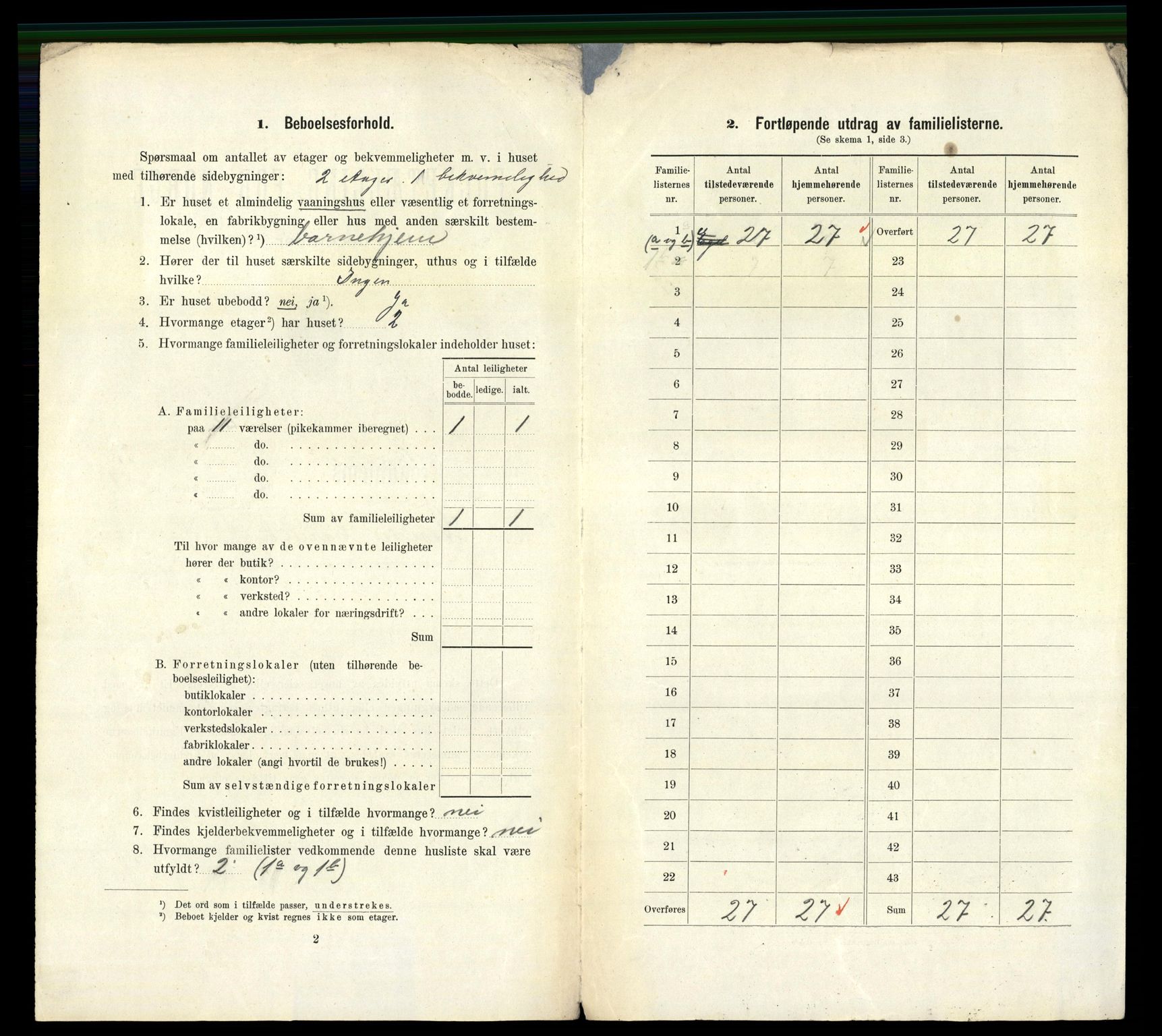 RA, 1910 census for Trondheim, 1910, p. 24710