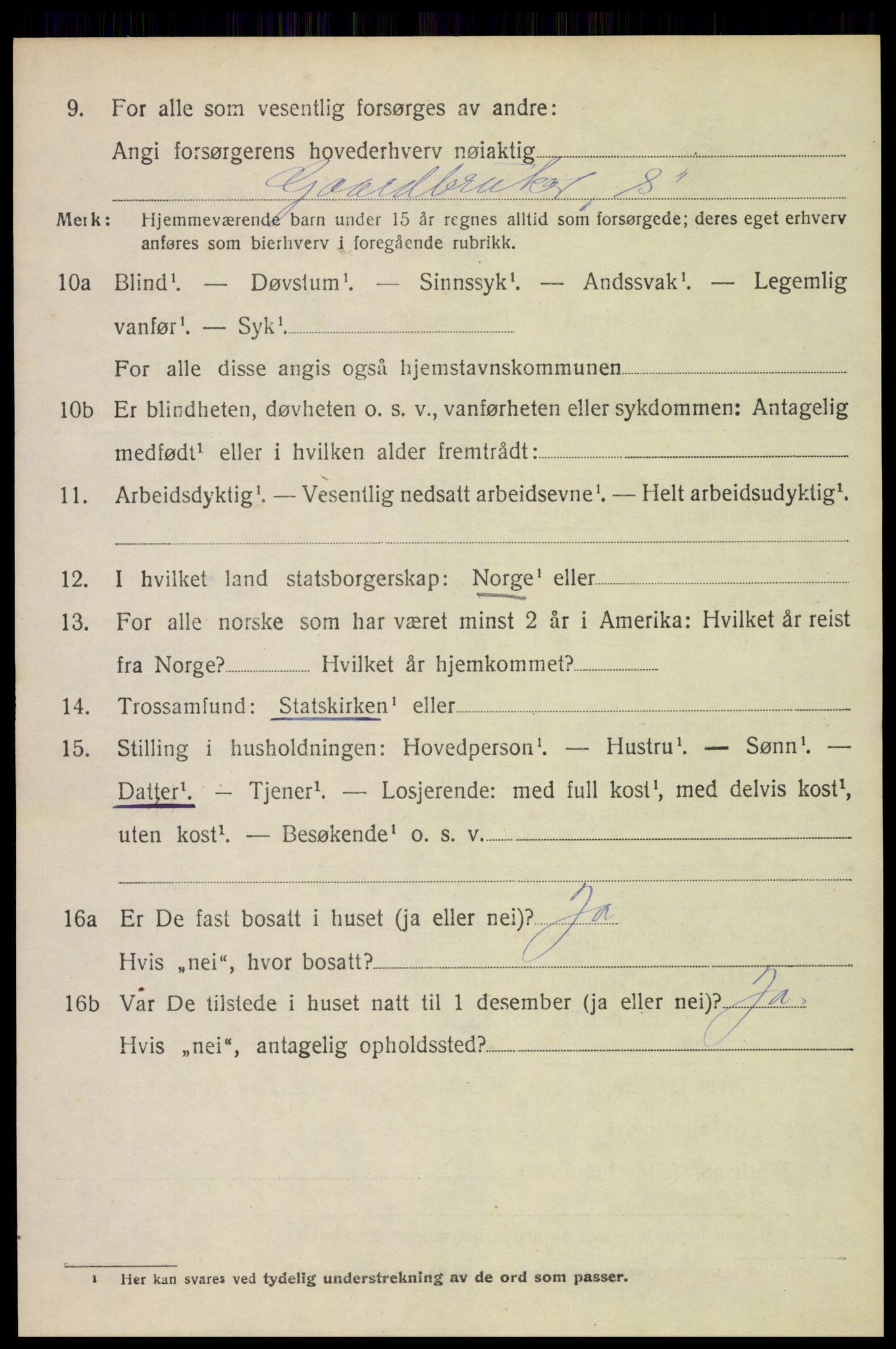 SAH, 1920 census for Eidskog, 1920, p. 11948