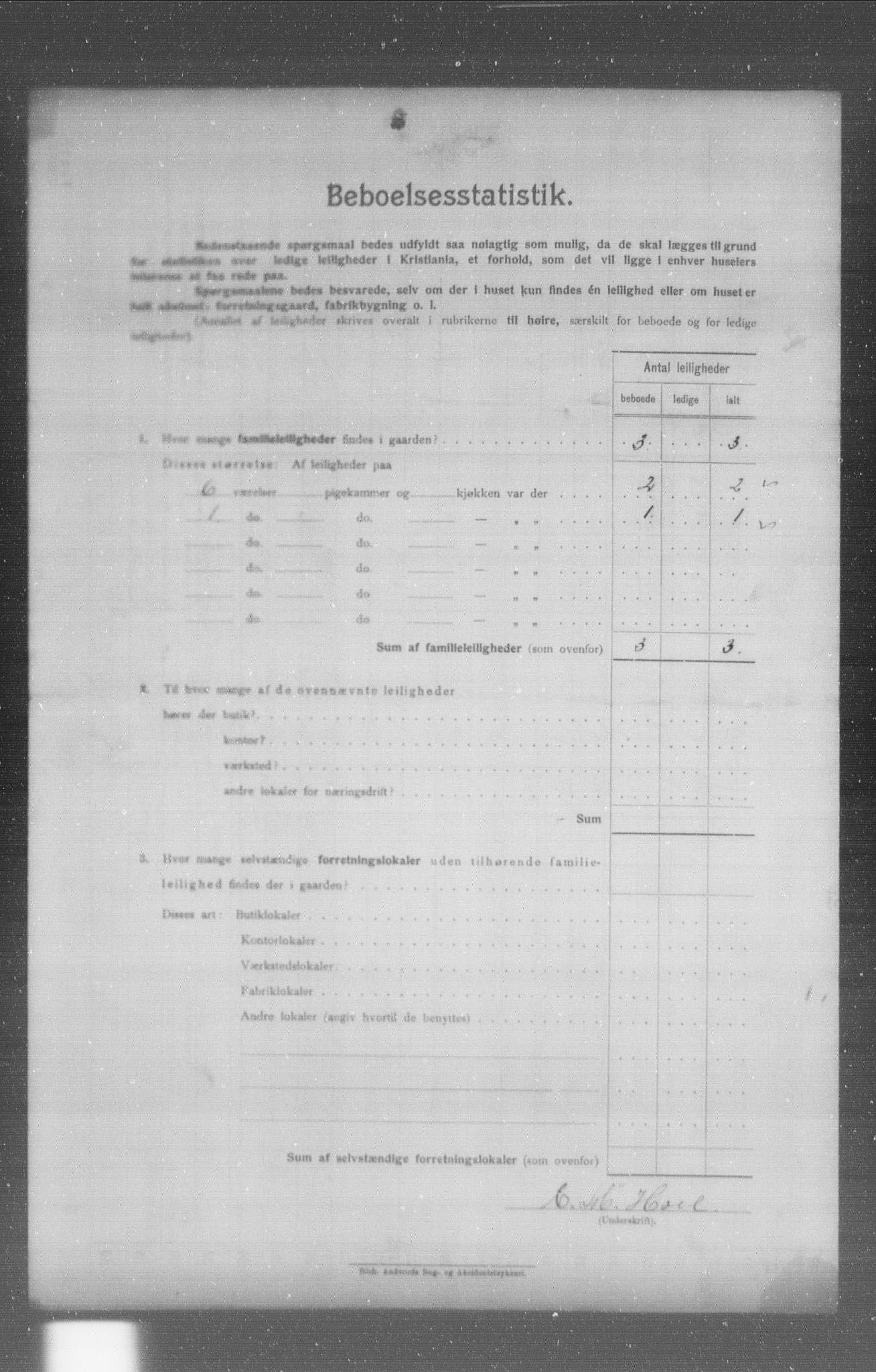 OBA, Municipal Census 1904 for Kristiania, 1904, p. 5406