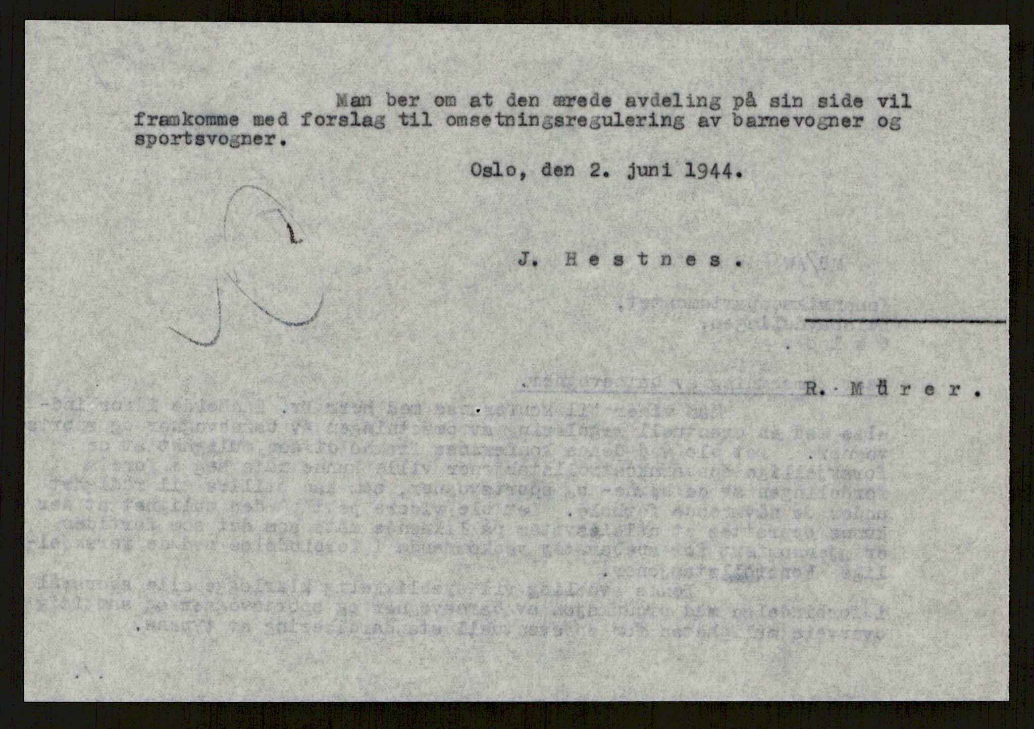 Direktoratet for industriforsyning, Sekretariatet, AV/RA-S-4153/D/Df/L0056: 9. Metallkontoret, 1940-1945, p. 5