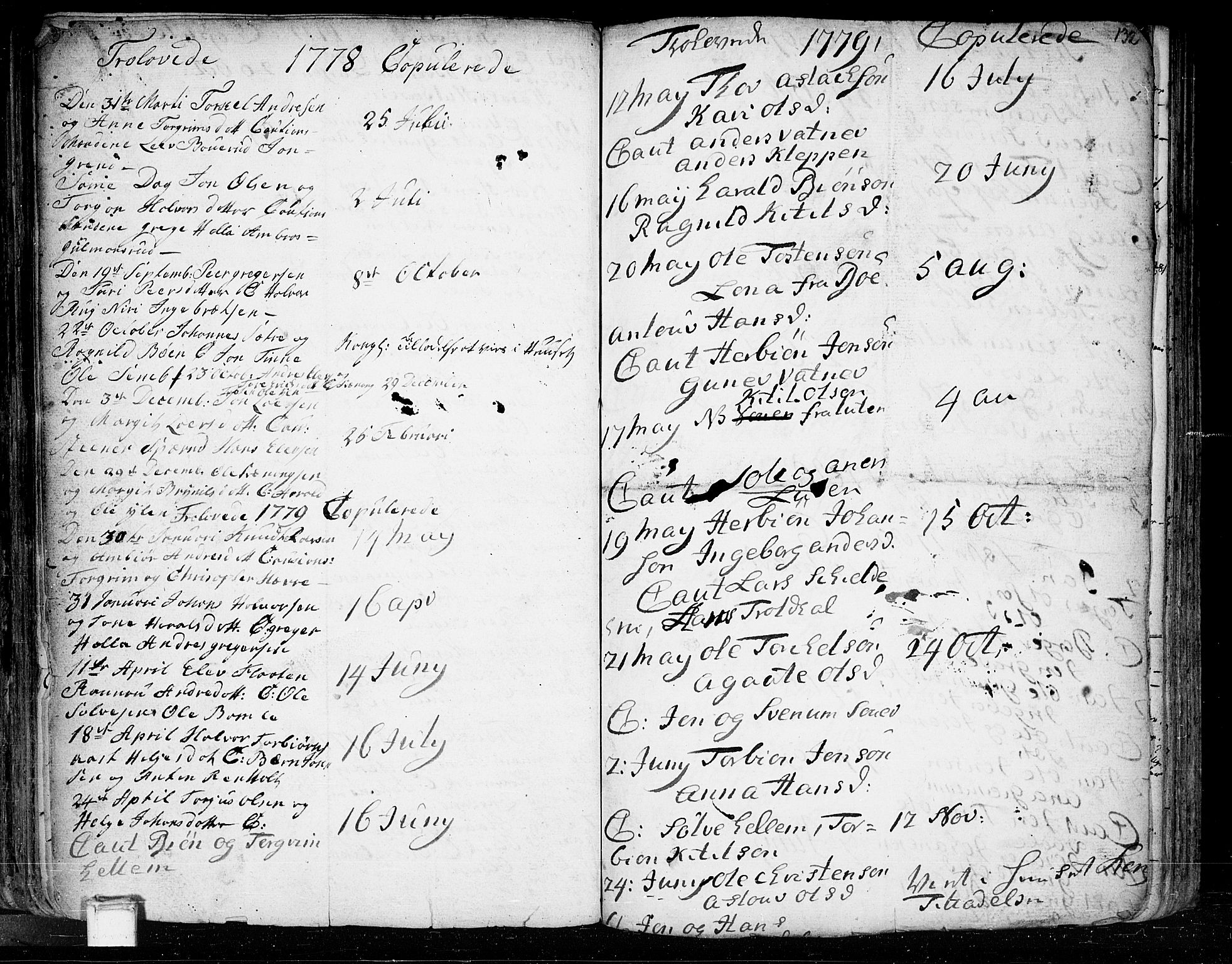 Heddal kirkebøker, SAKO/A-268/F/Fa/L0003: Parish register (official) no. I 3, 1723-1783, p. 132
