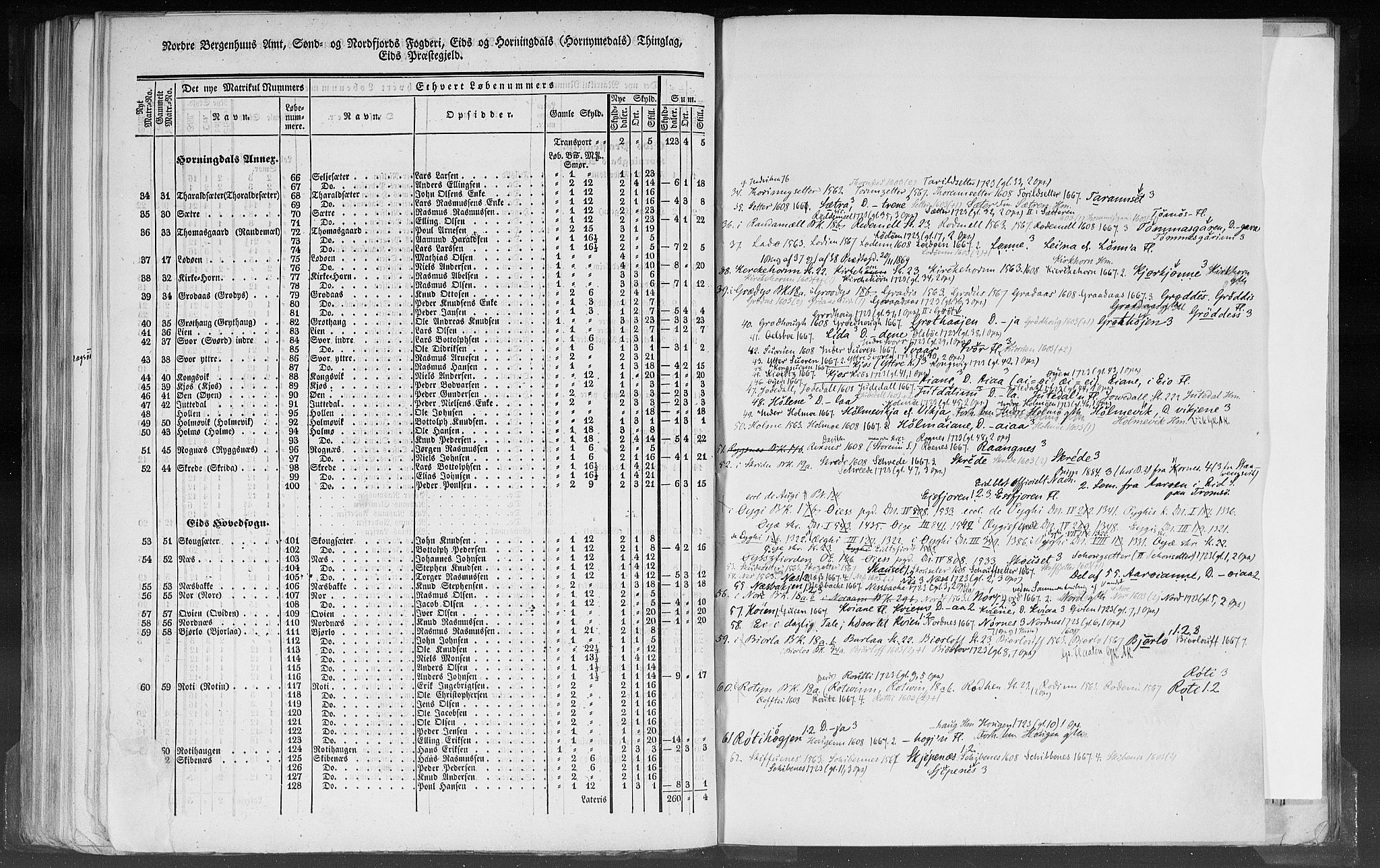 Rygh, AV/RA-PA-0034/F/Fb/L0012: Matrikkelen for 1838 - Nordre Bergenhus amt (Sogn og Fjordane fylke), 1838