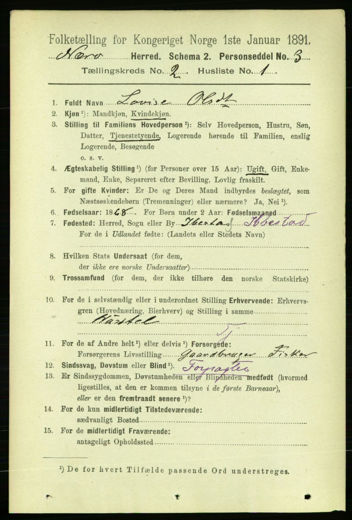 RA, 1891 census for 1751 Nærøy, 1891, p. 635