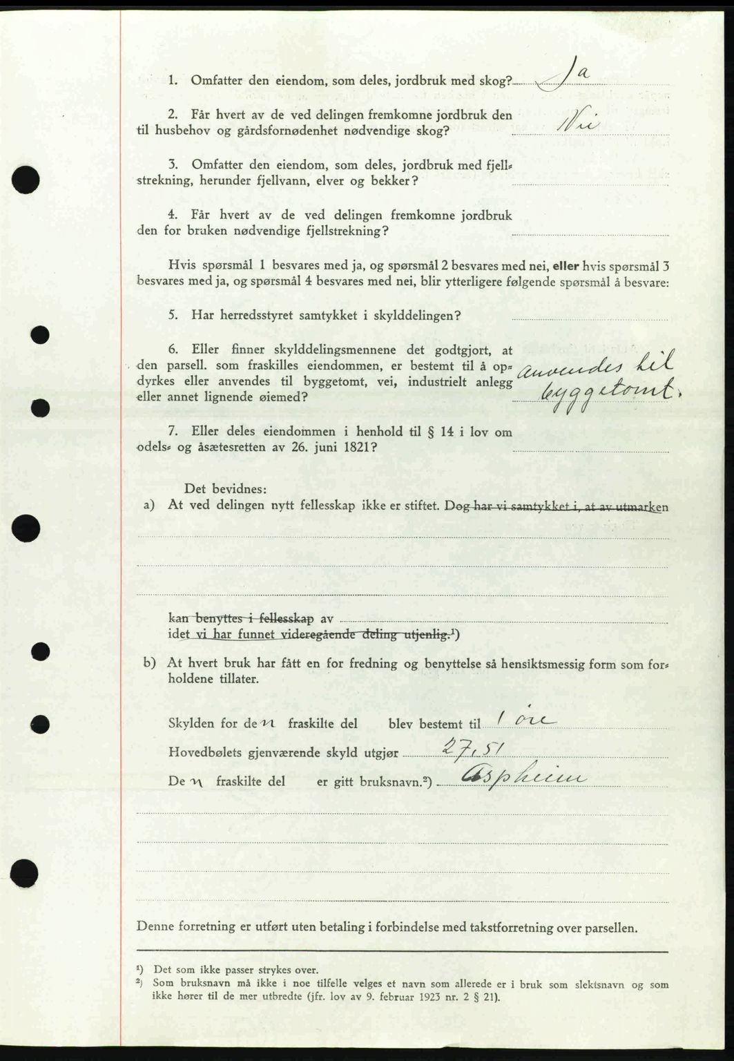 Sør-Gudbrandsdal tingrett, SAH/TING-004/H/Hb/Hbd/L0009: Mortgage book no. A9, 1941-1941, Diary no: : 884/1941