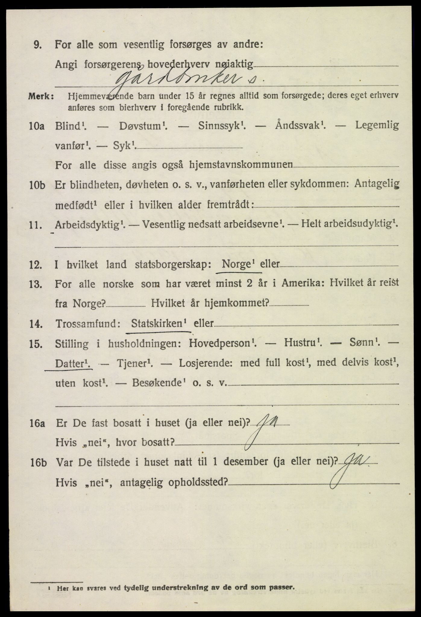 SAH, 1920 census for Romedal, 1920, p. 7752