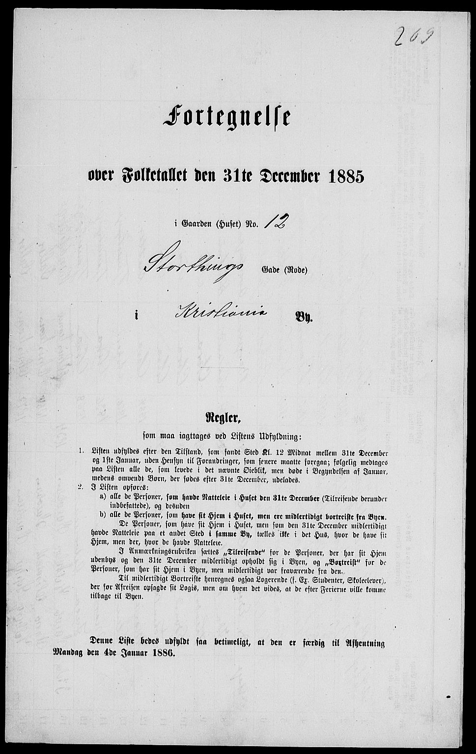 RA, 1885 census for 0301 Kristiania, 1885, p. 4359