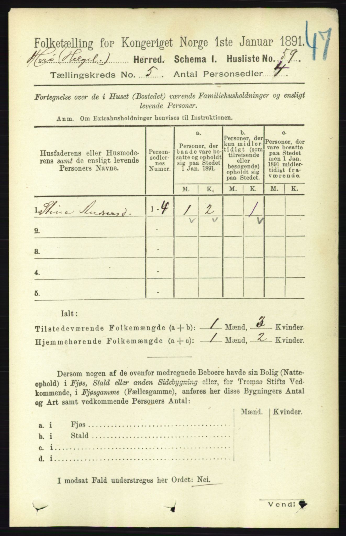 RA, 1891 census for 1818 Herøy, 1891, p. 1386