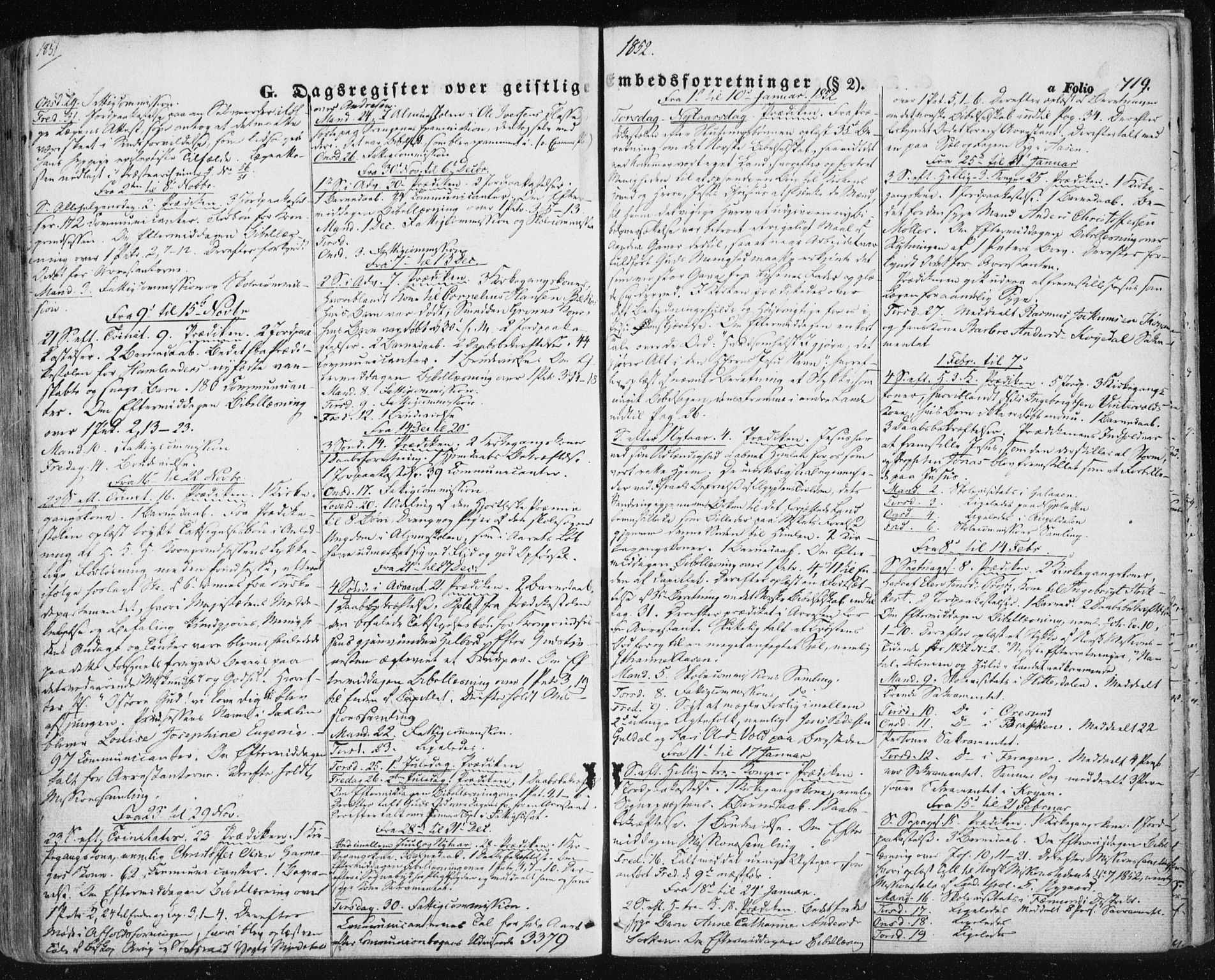 Ministerialprotokoller, klokkerbøker og fødselsregistre - Sør-Trøndelag, SAT/A-1456/681/L0931: Parish register (official) no. 681A09, 1845-1859, p. 719