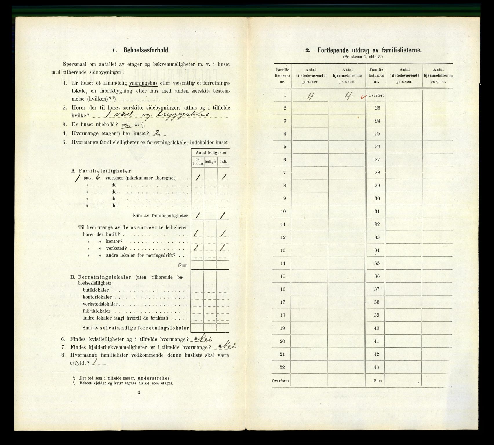 RA, 1910 census for Sandnes, 1910, p. 1003