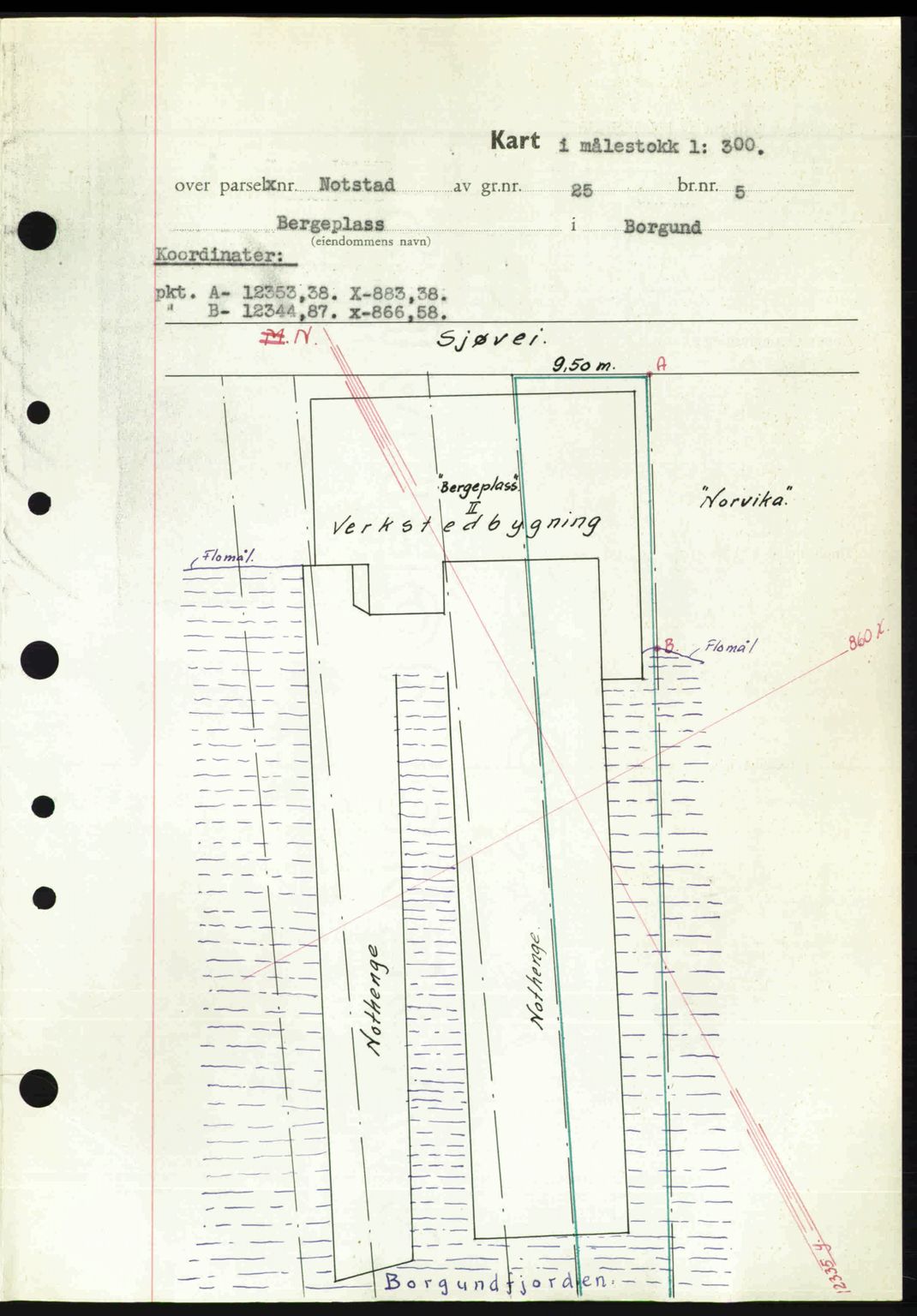 Nordre Sunnmøre sorenskriveri, AV/SAT-A-0006/1/2/2C/2Ca: Mortgage book no. A36, 1950-1950, Diary no: : 2490/1950