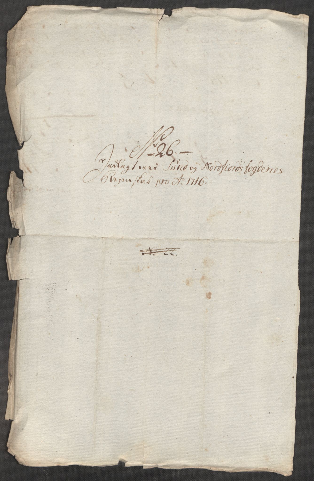 Rentekammeret inntil 1814, Reviderte regnskaper, Fogderegnskap, AV/RA-EA-4092/R53/L3440: Fogderegnskap Sunn- og Nordfjord, 1716, p. 172