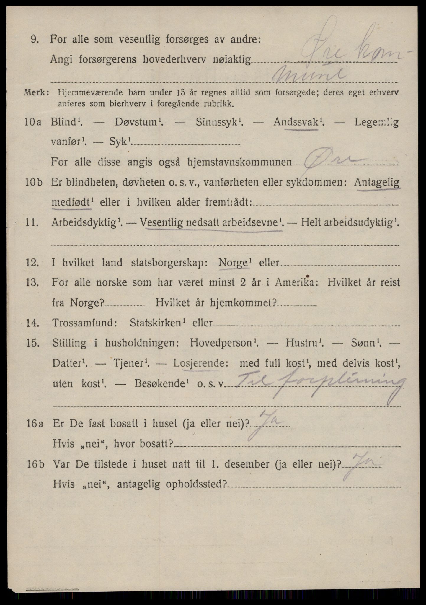 SAT, 1920 census for Øre, 1920, p. 3765