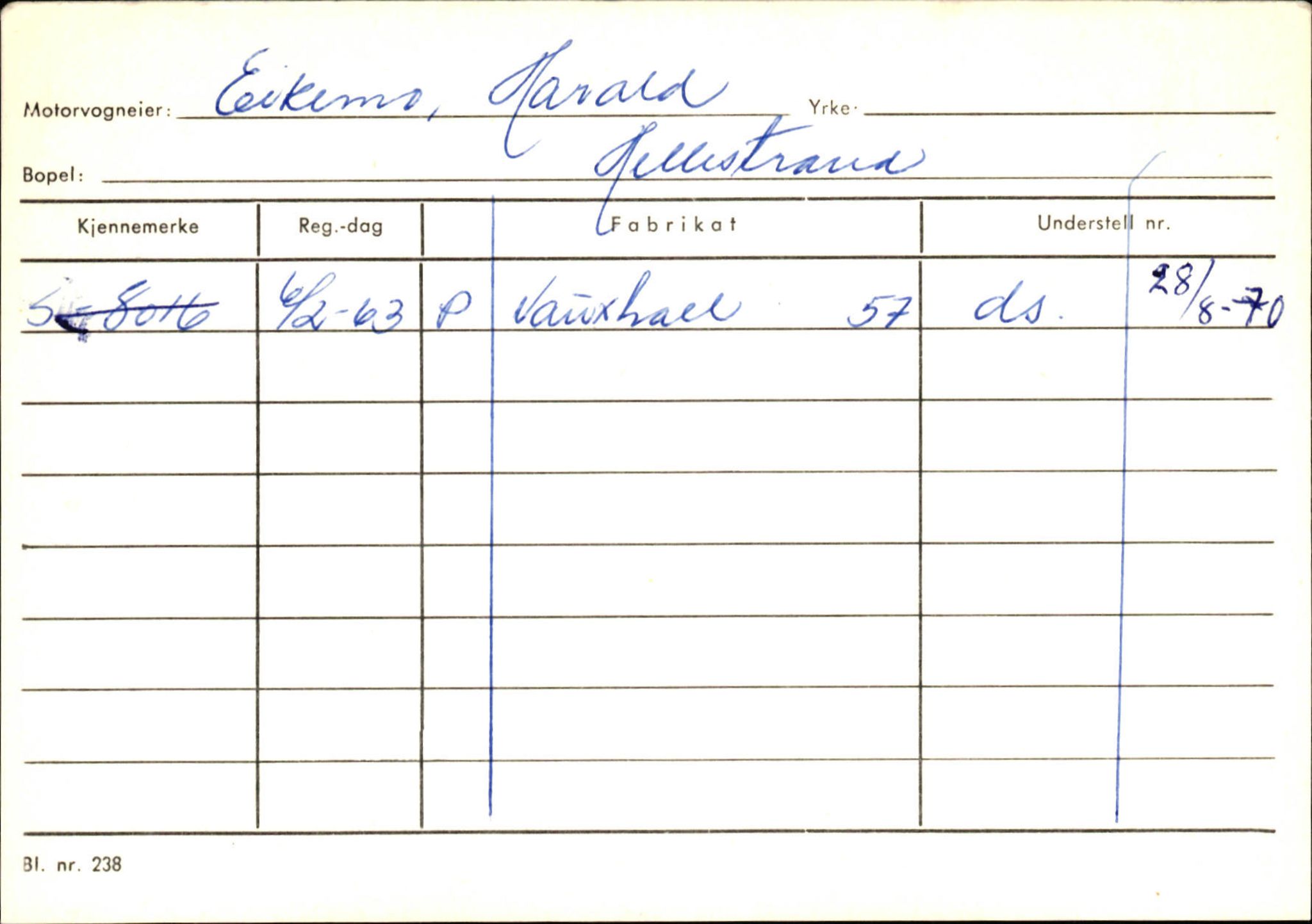 Statens vegvesen, Sogn og Fjordane vegkontor, AV/SAB-A-5301/4/F/L0125: Eigarregister Sogndal V-Å. Aurland A-Å. Fjaler A-N, 1945-1975, p. 1573