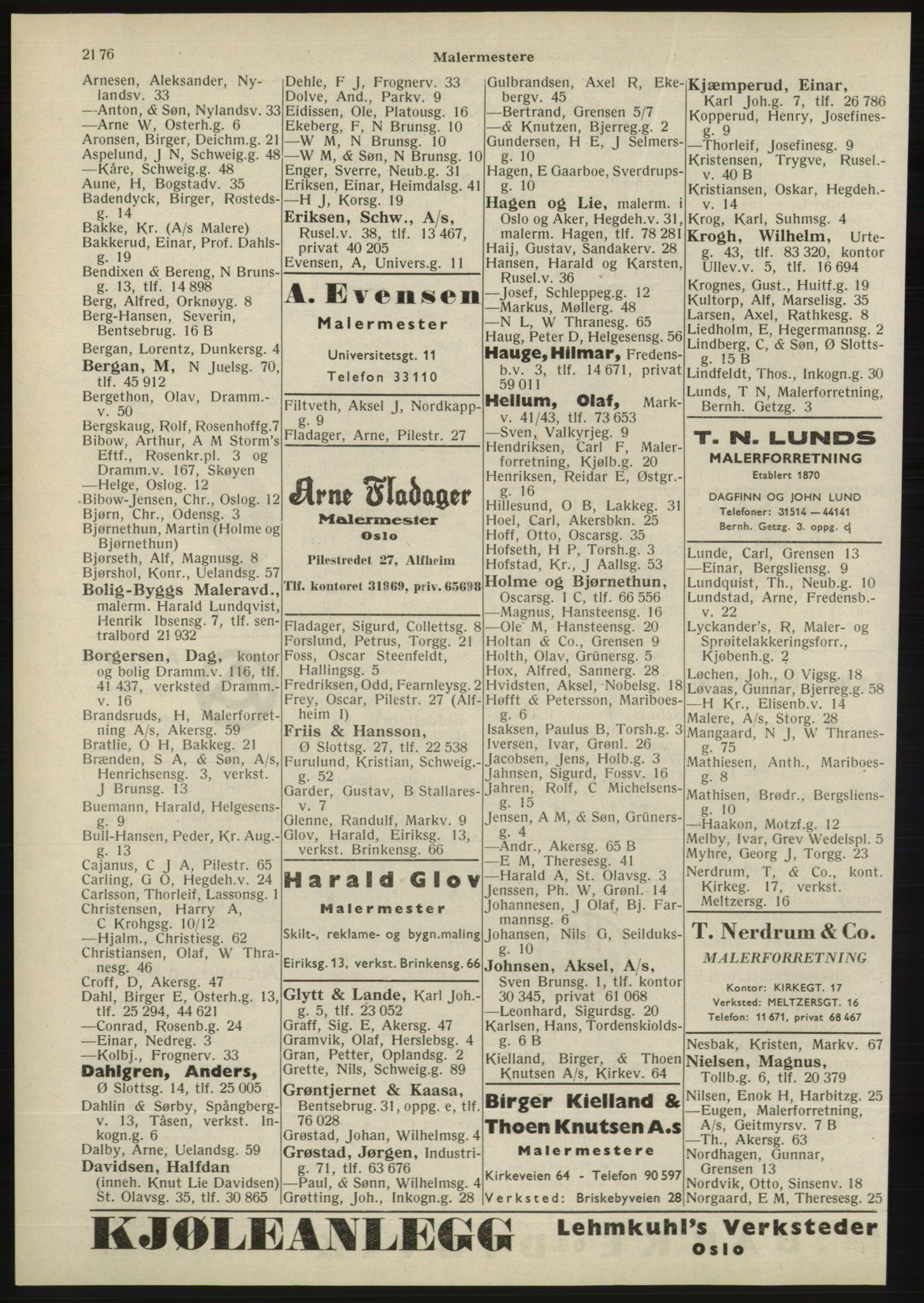 Kristiania/Oslo adressebok, PUBL/-, 1945, p. 2092