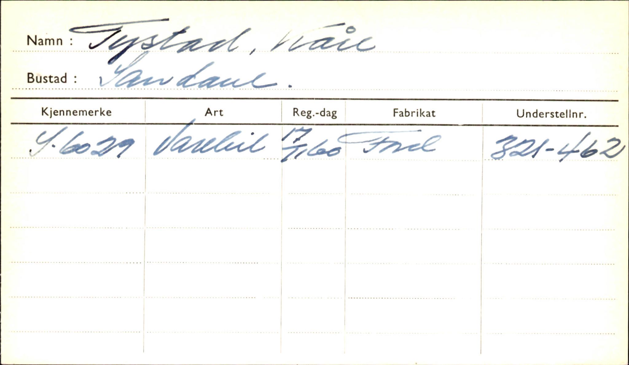 Statens vegvesen, Sogn og Fjordane vegkontor, AV/SAB-A-5301/4/F/L0002: Eigarregister Fjordane til 1.6.1961, 1930-1961, p. 297