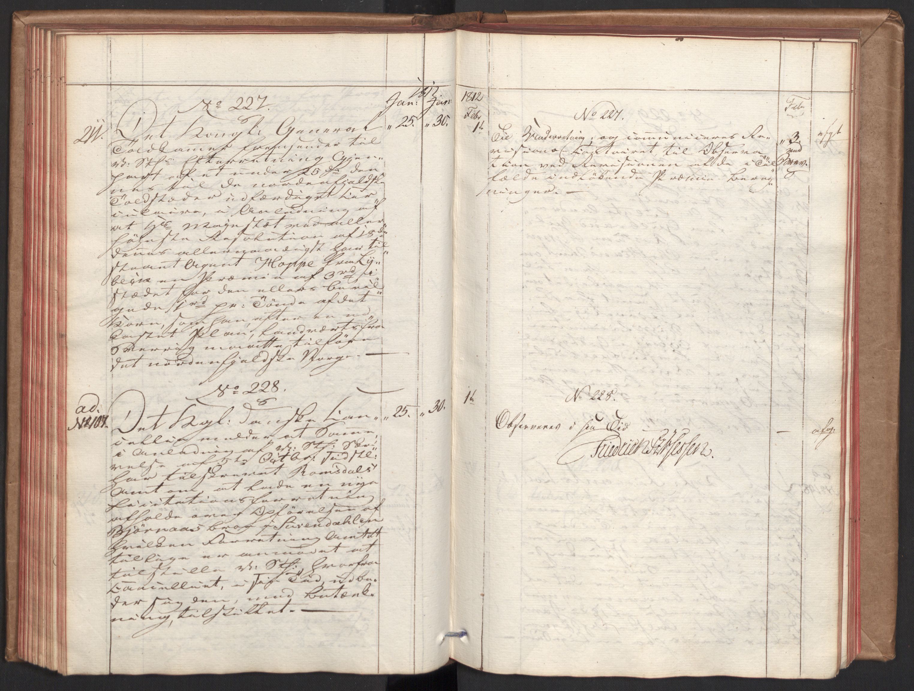 Stattholderembetet 1810-1814, 2. kontor (Kontor B), AV/RA-EA-5432/Aa/L0001: Kollegial referatprotokoll,  j.nr. 1-283,  l.nr. 1-327, 1810-1812, p. 129