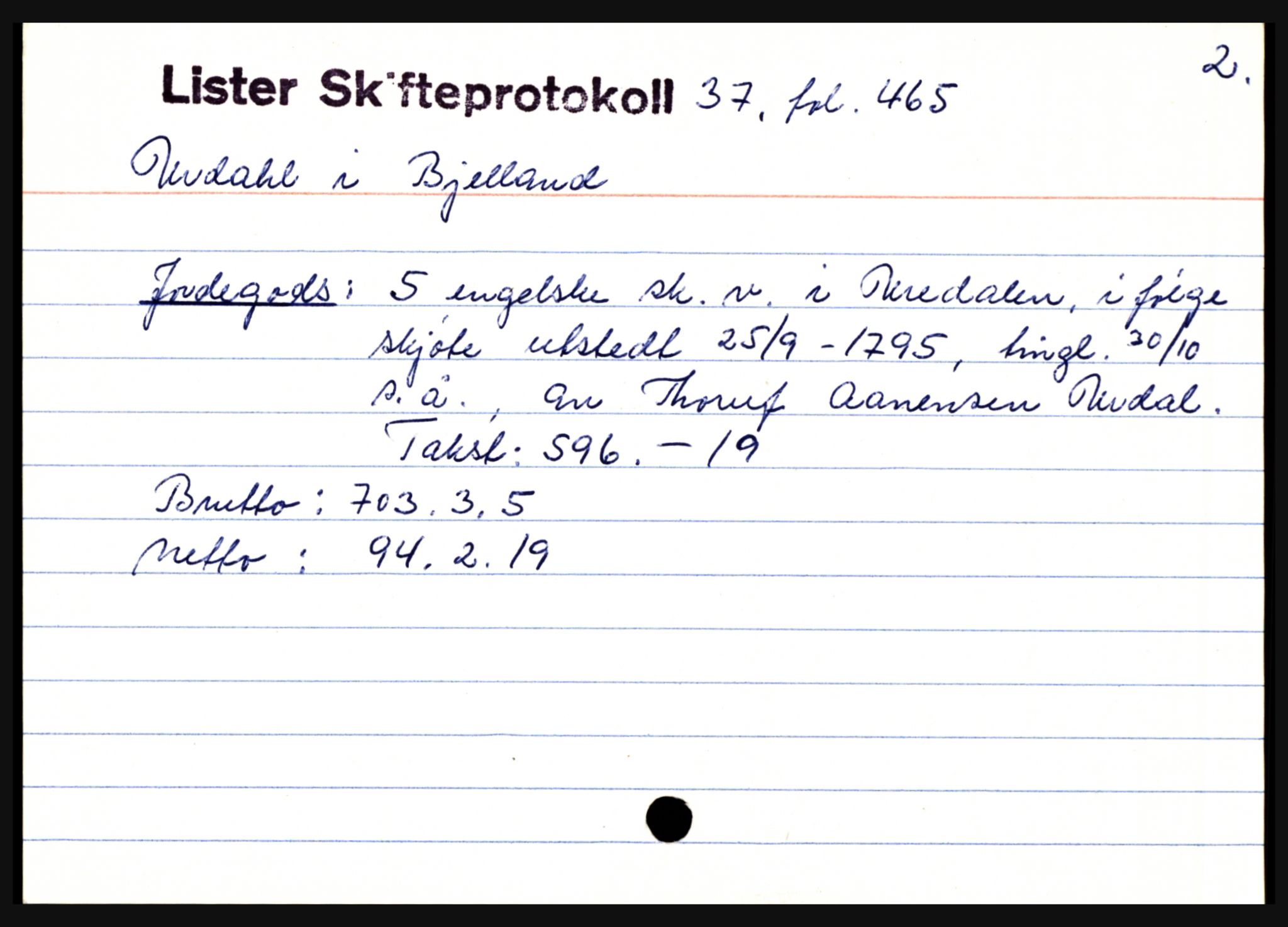 Lister sorenskriveri, AV/SAK-1221-0003/H, p. 40665