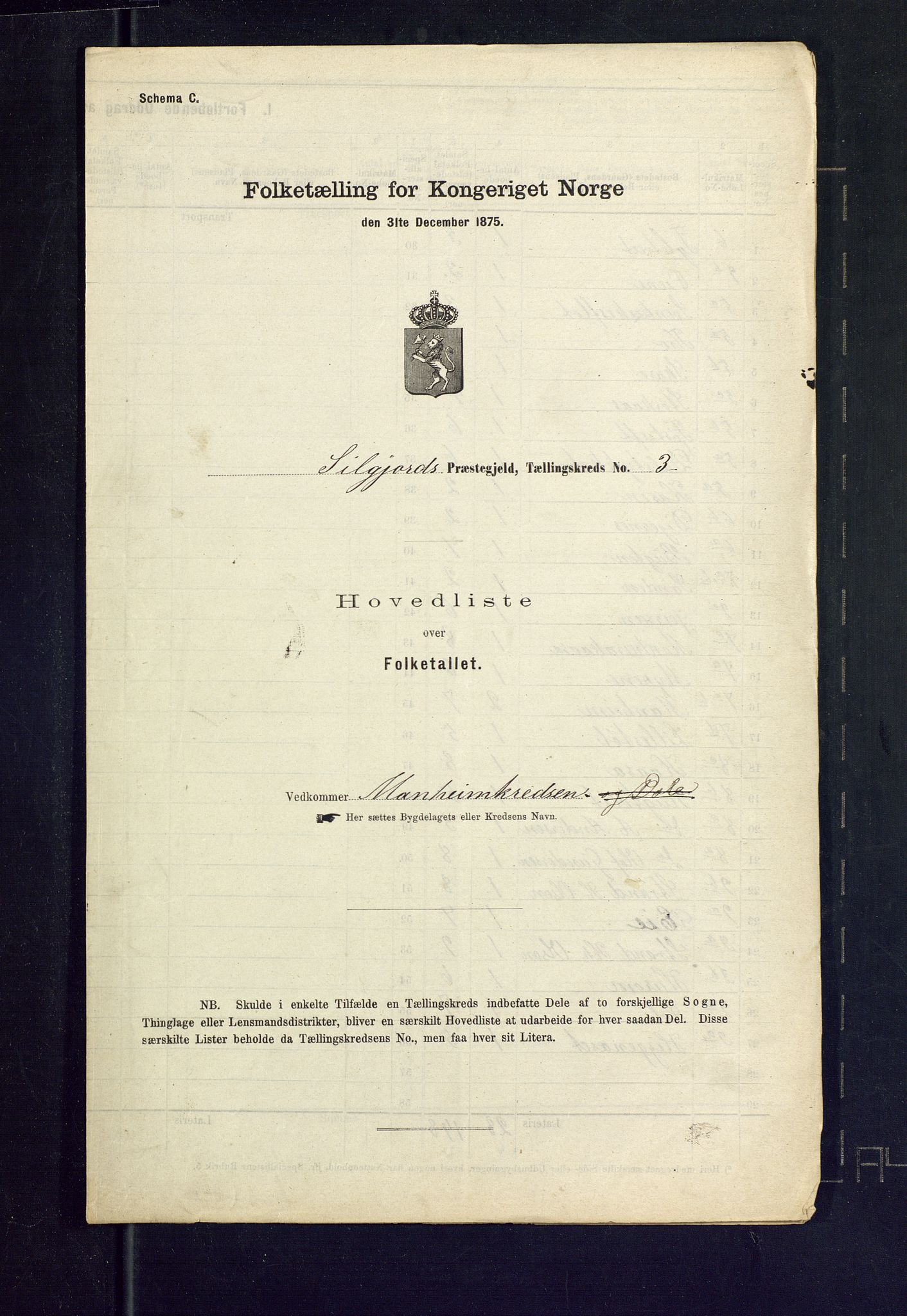 SAKO, 1875 census for 0828P Seljord, 1875, p. 10