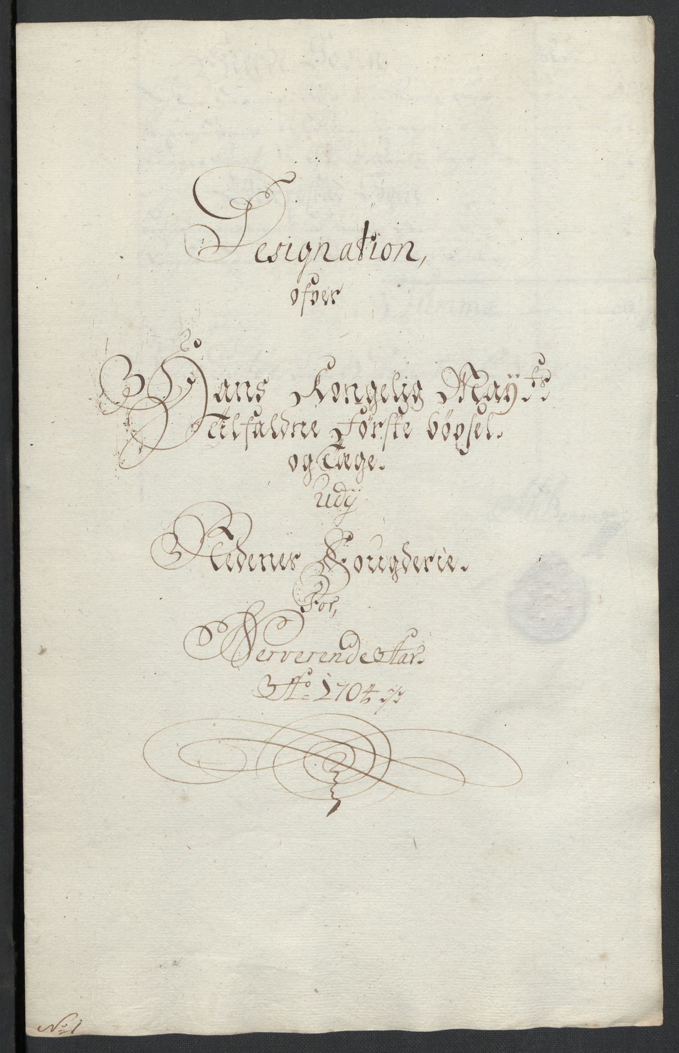 Rentekammeret inntil 1814, Reviderte regnskaper, Fogderegnskap, AV/RA-EA-4092/R39/L2317: Fogderegnskap Nedenes, 1704-1705, p. 22