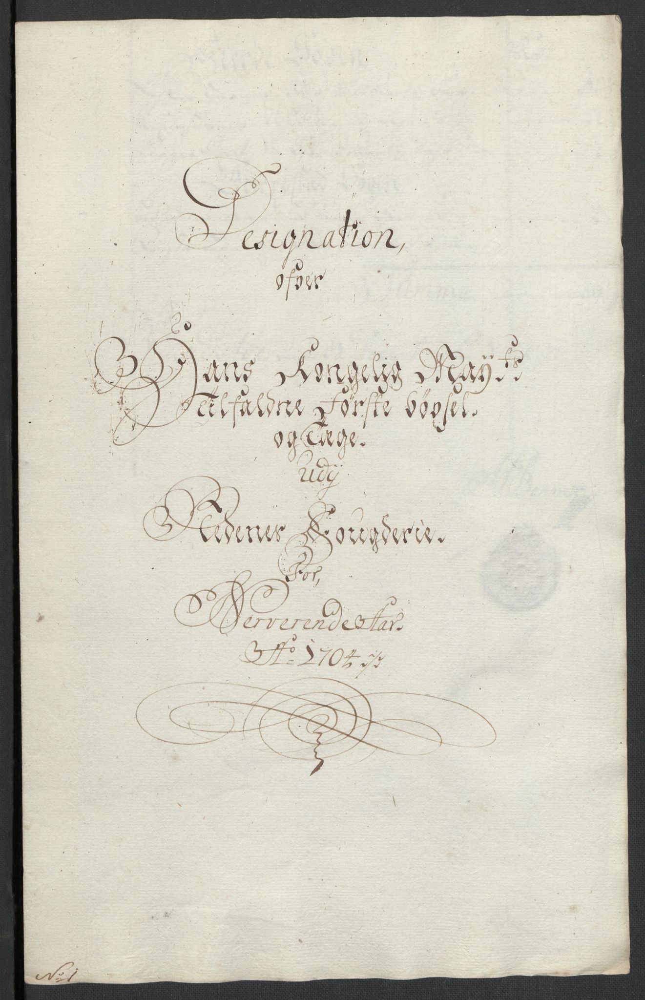 Rentekammeret inntil 1814, Reviderte regnskaper, Fogderegnskap, RA/EA-4092/R39/L2317: Fogderegnskap Nedenes, 1704-1705, p. 22