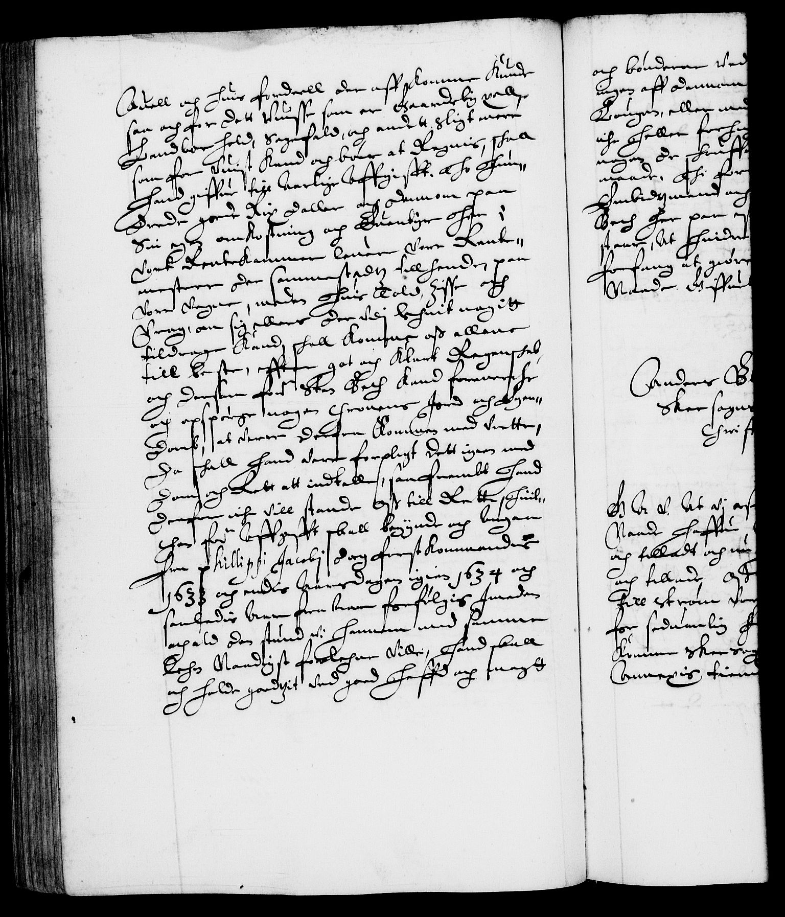Danske Kanselli 1572-1799, AV/RA-EA-3023/F/Fc/Fca/Fcaa/L0005: Norske registre (mikrofilm), 1631-1636, p. 128b