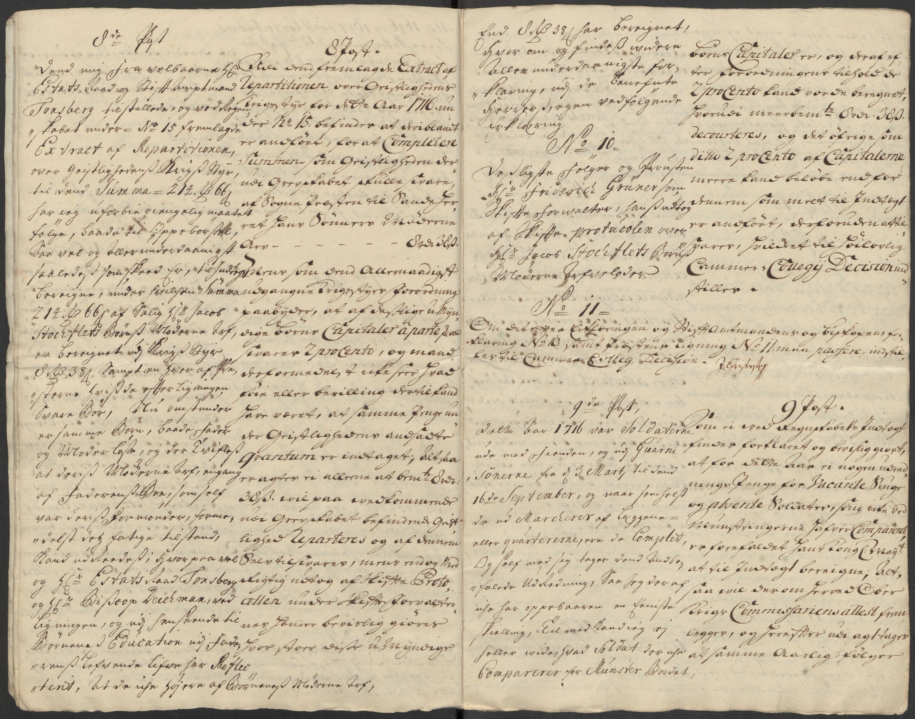 Rentekammeret inntil 1814, Reviderte regnskaper, Fogderegnskap, RA/EA-4092/R33/L1987: Fogderegnskap Larvik grevskap, 1716-1717, p. 288