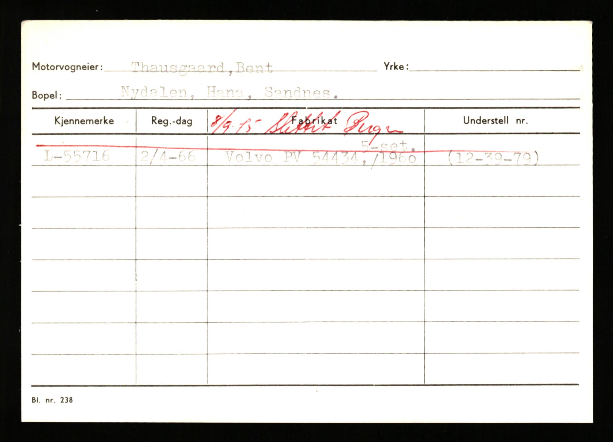 Stavanger trafikkstasjon, AV/SAST-A-101942/0/H/L0038: Sørbø - Tjeltveit, 1930-1971, p. 1525