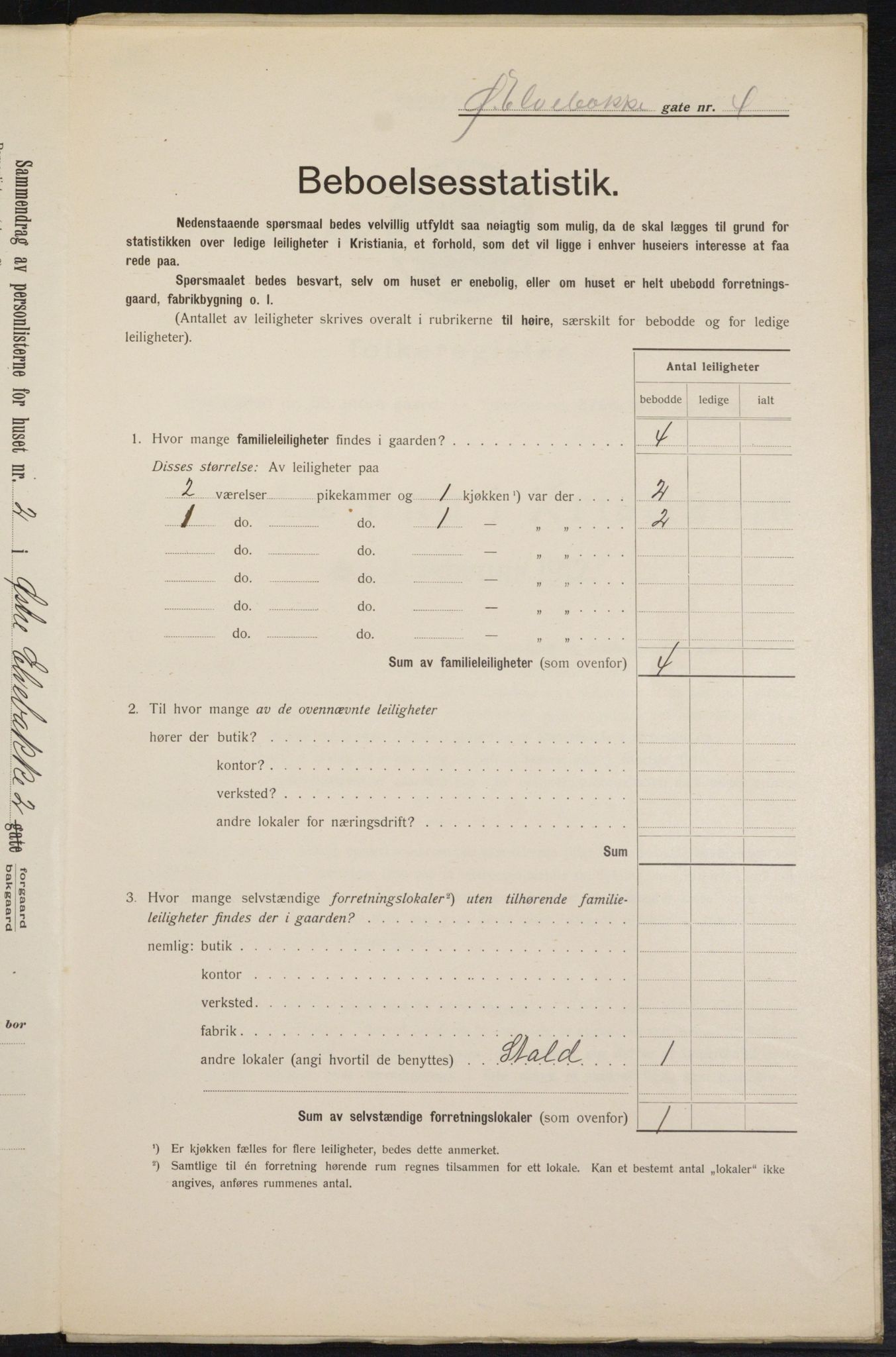 OBA, Municipal Census 1912 for Kristiania, 1912, p. 129386