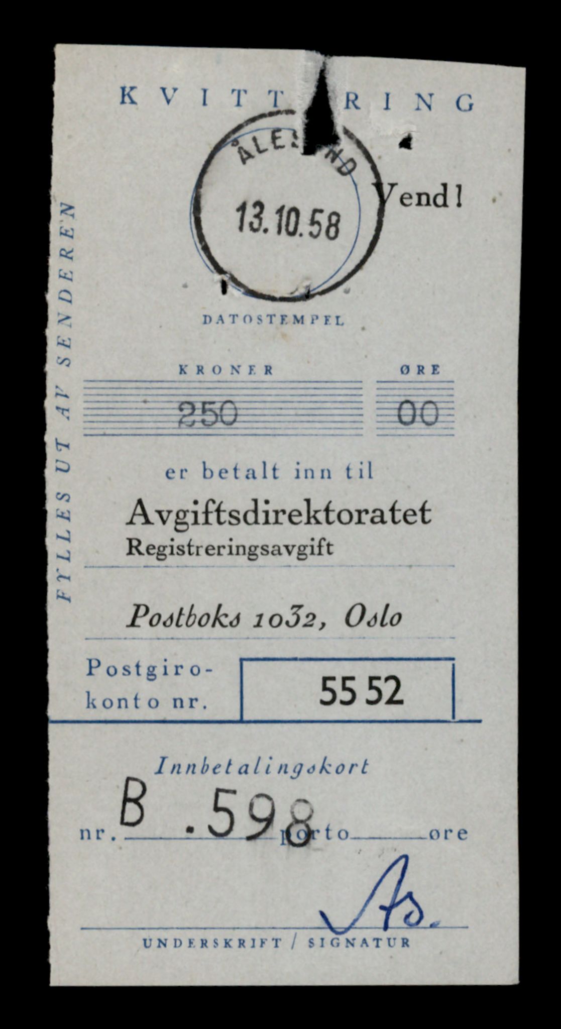 Møre og Romsdal vegkontor - Ålesund trafikkstasjon, AV/SAT-A-4099/F/Fe/L0034: Registreringskort for kjøretøy T 12500 - T 12652, 1927-1998, p. 2768