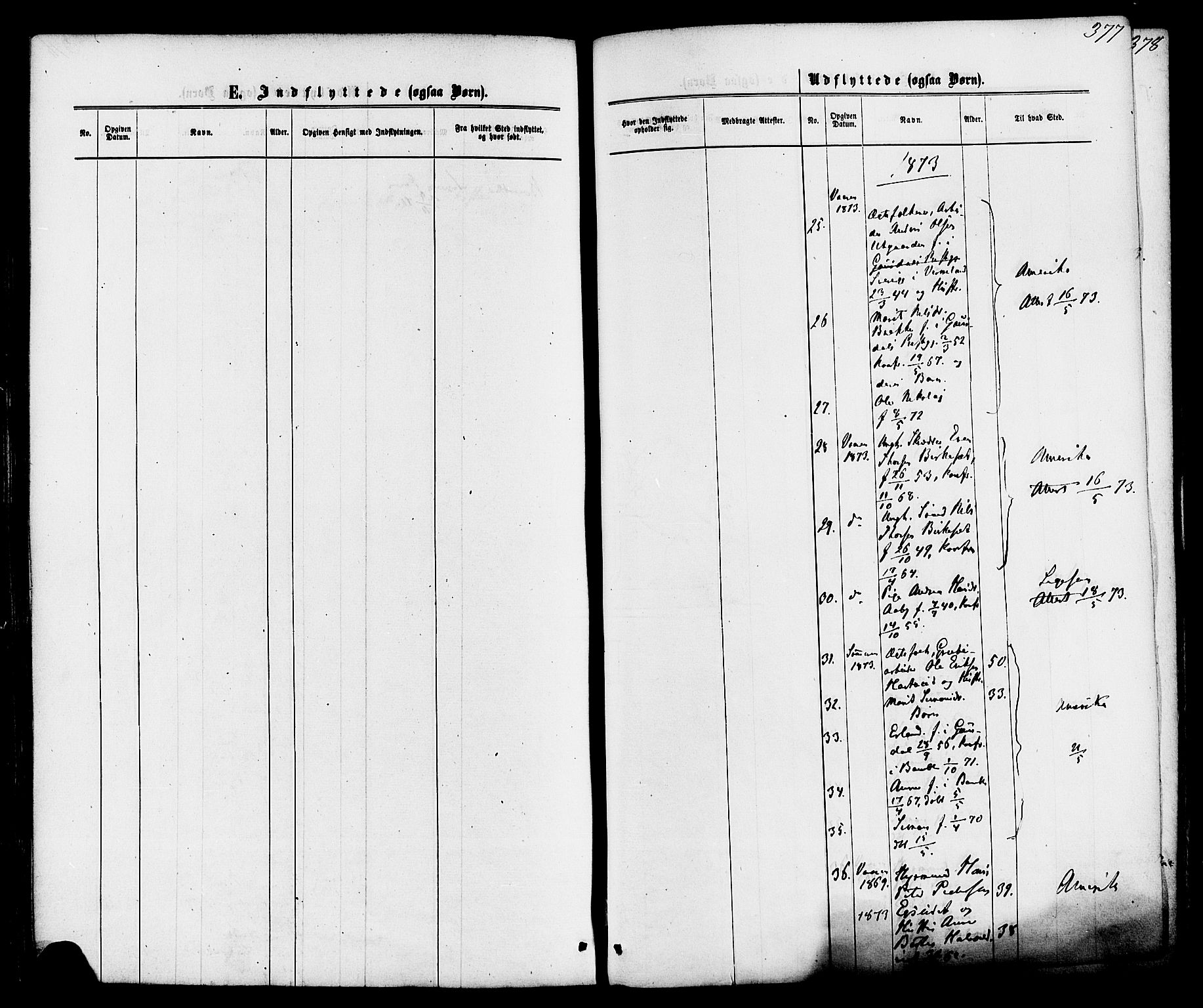 Bamble kirkebøker, AV/SAKO-A-253/F/Fa/L0006: Parish register (official) no. I 6, 1869-1877, p. 377