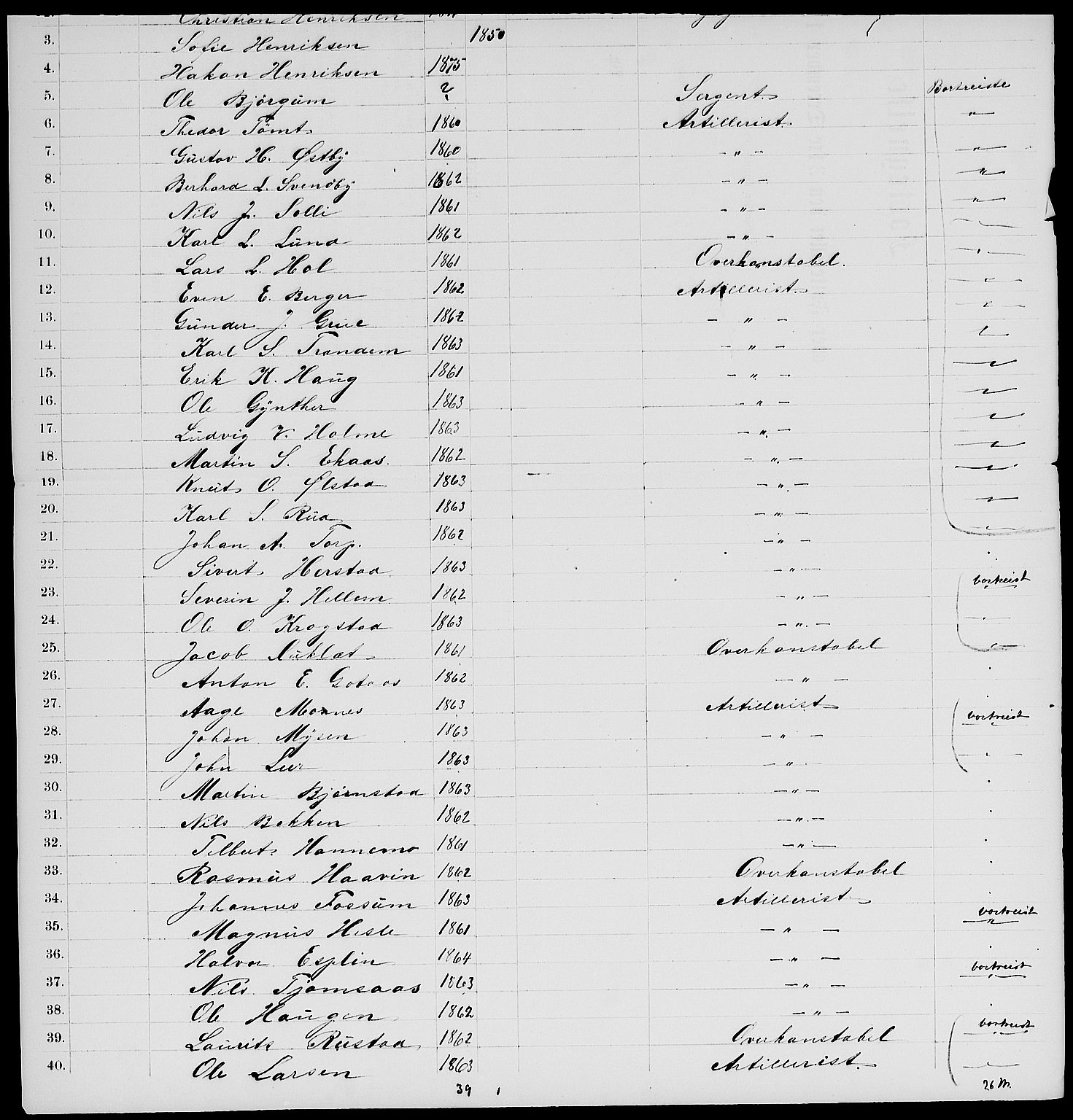 RA, 1885 census for 0301 Kristiania, 1885, p. 2380