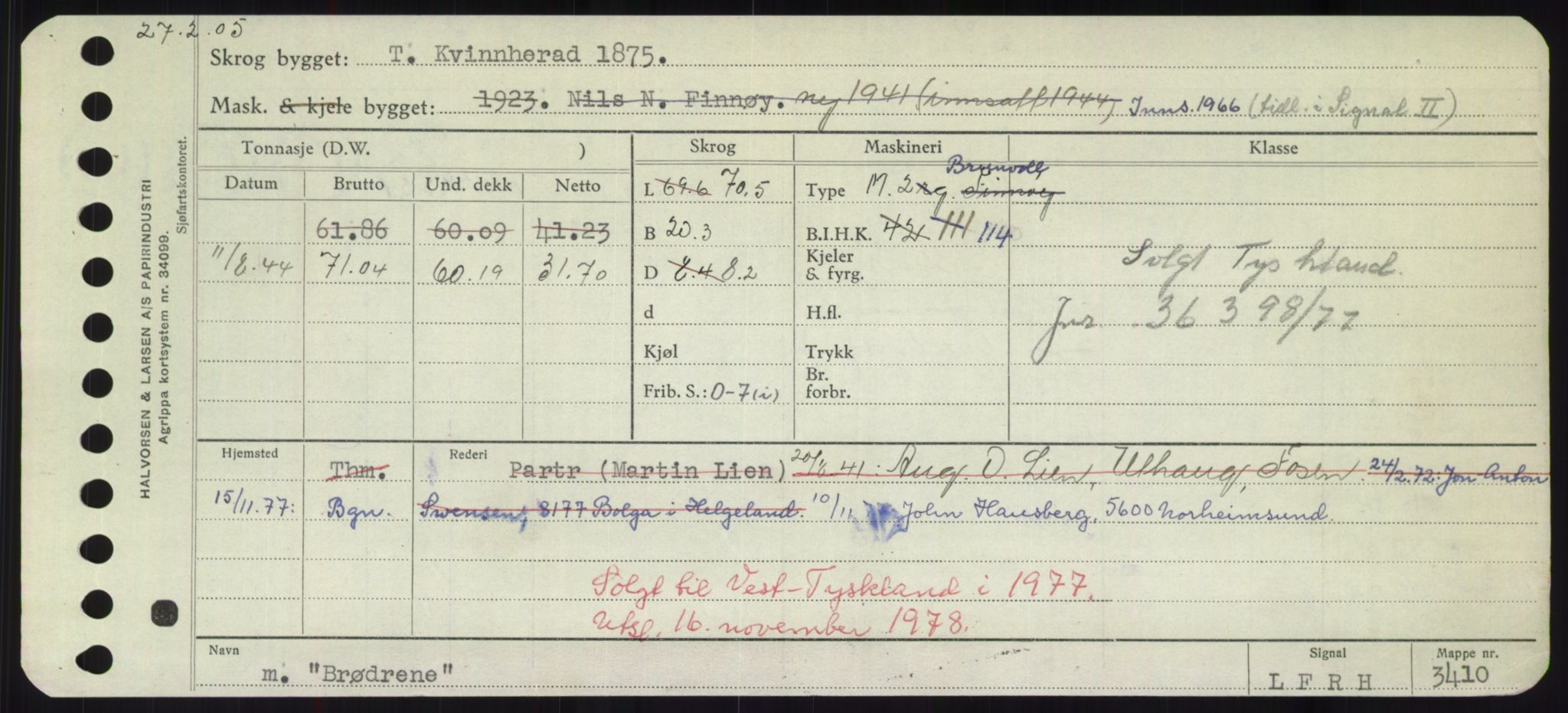 Sjøfartsdirektoratet med forløpere, Skipsmålingen, RA/S-1627/H/Hd/L0005: Fartøy, Br-Byg, p. 477