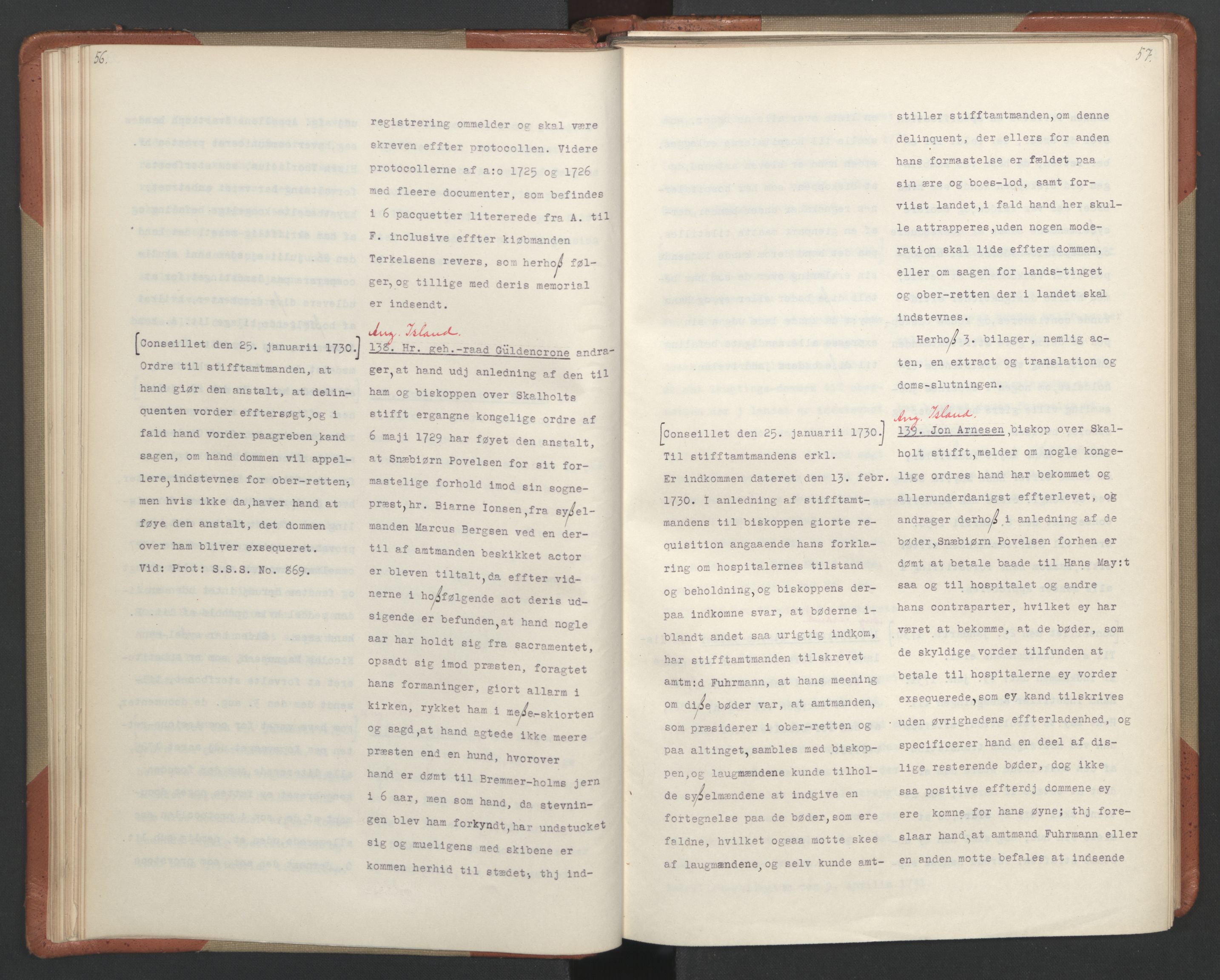 Avskriftsamlingen, AV/RA-EA-4022/F/Fa/L0093: Supplikker, 1730, p. 32
