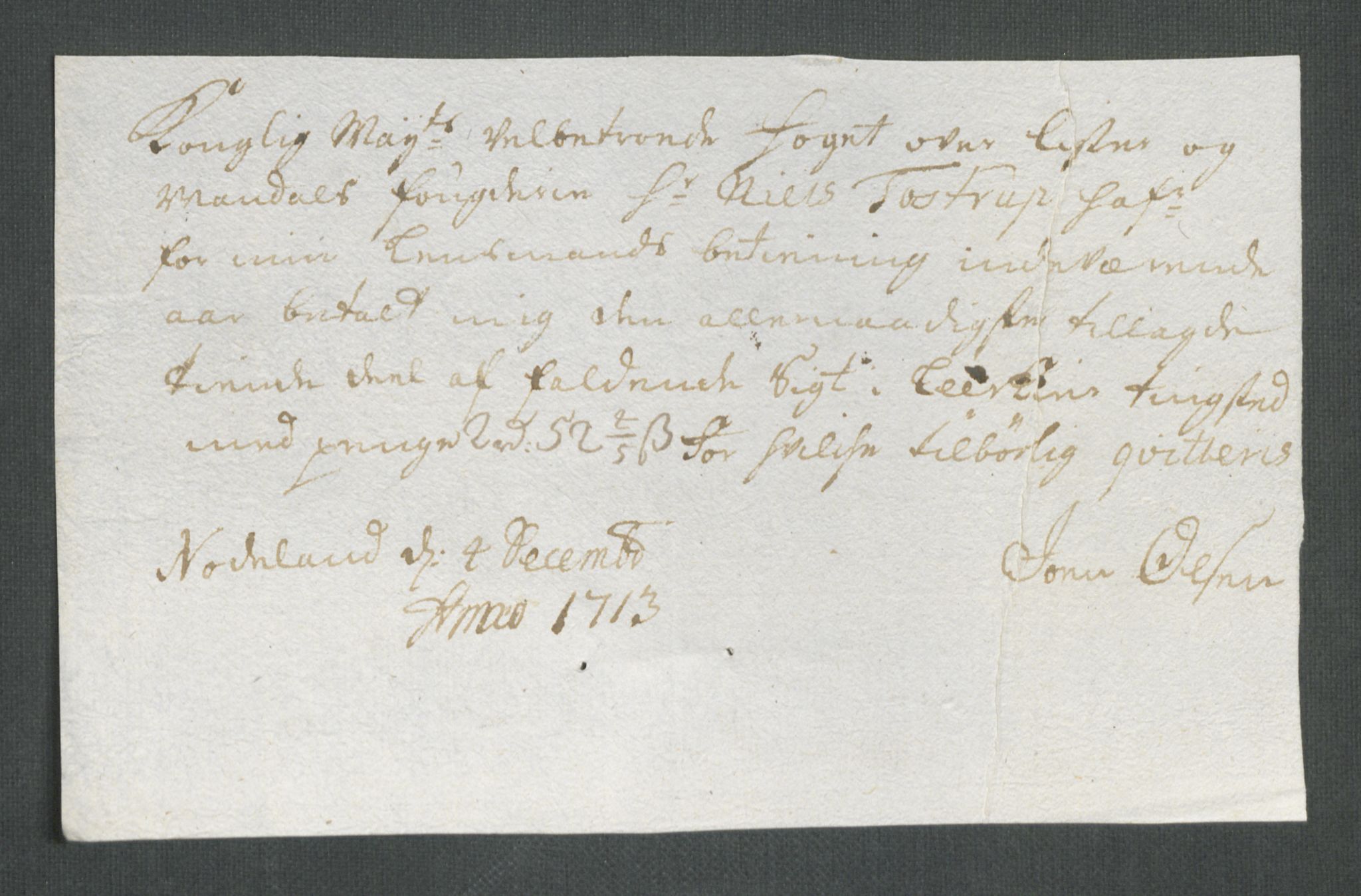 Rentekammeret inntil 1814, Reviderte regnskaper, Fogderegnskap, AV/RA-EA-4092/R43/L2556: Fogderegnskap Lista og Mandal, 1713, p. 457