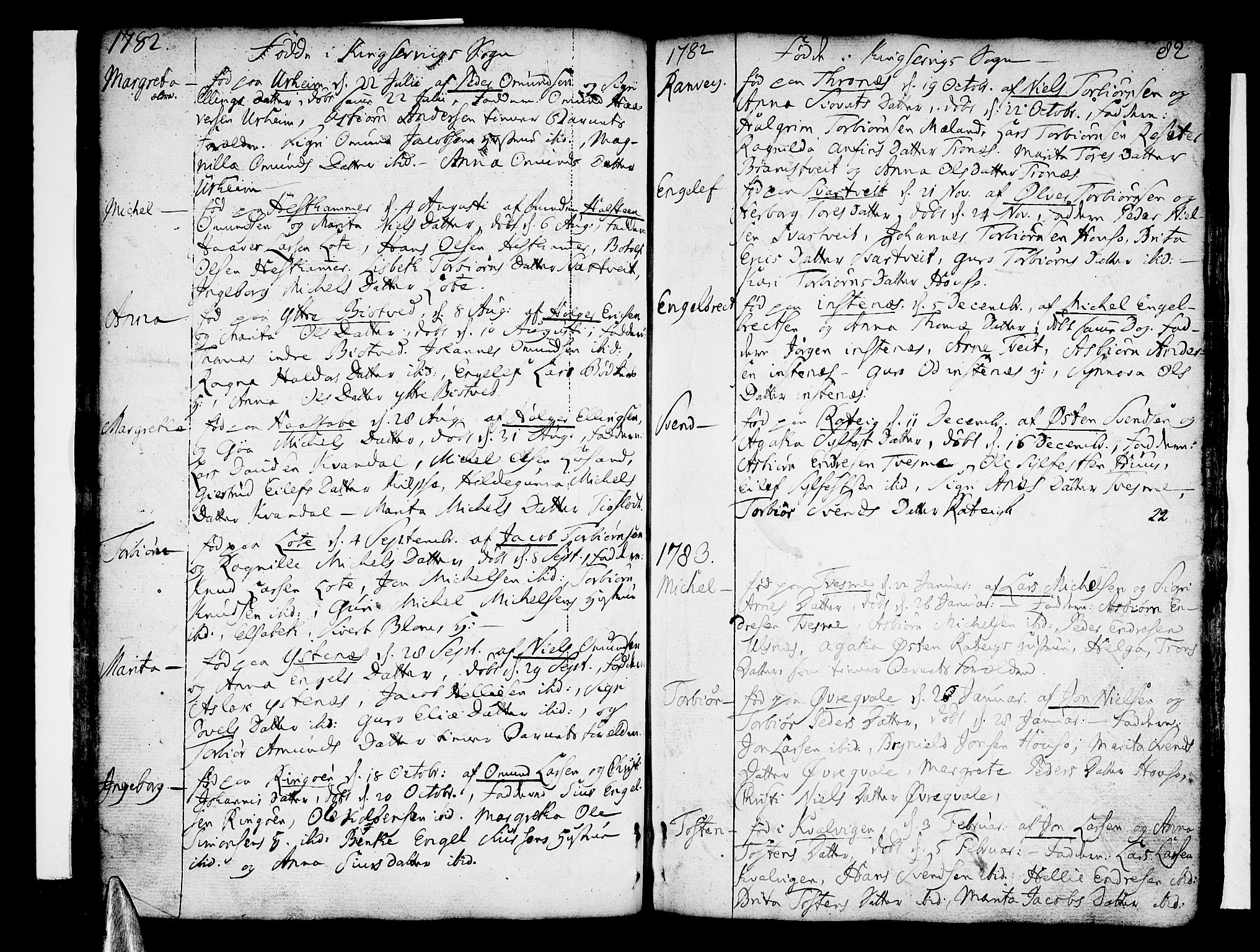 Ullensvang sokneprestembete, SAB/A-78701/H/Haa: Parish register (official) no. A 6 /2, 1758-1788, p. 82